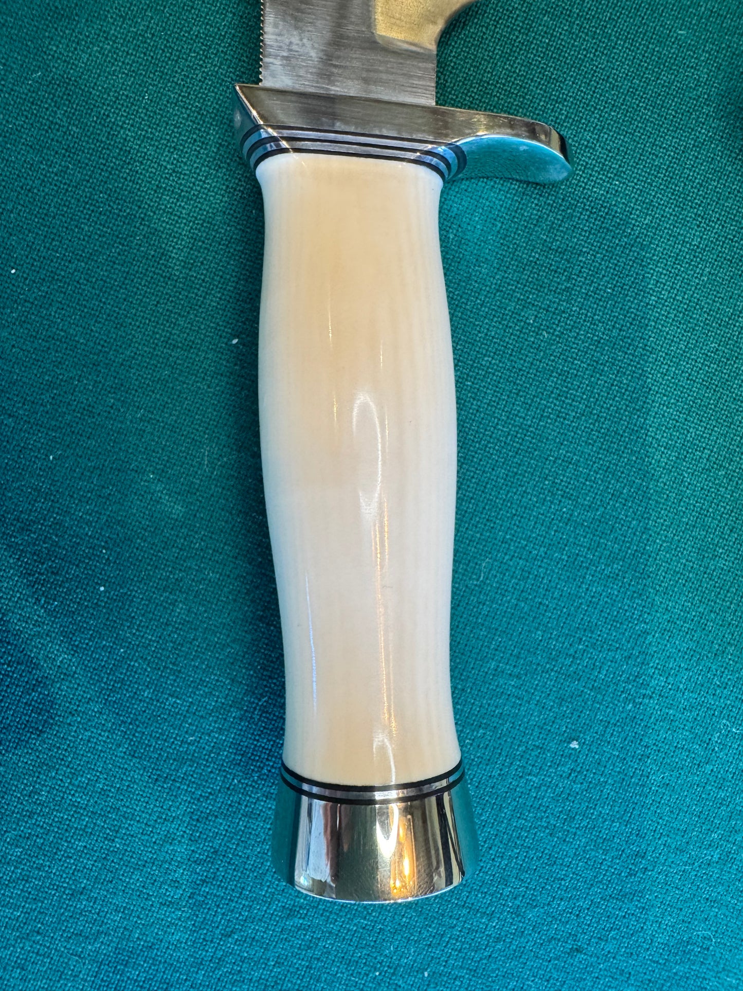 Randall Knife Model 19-5 NSH Resin Ivory Stainless Steel Black Randall Sheath