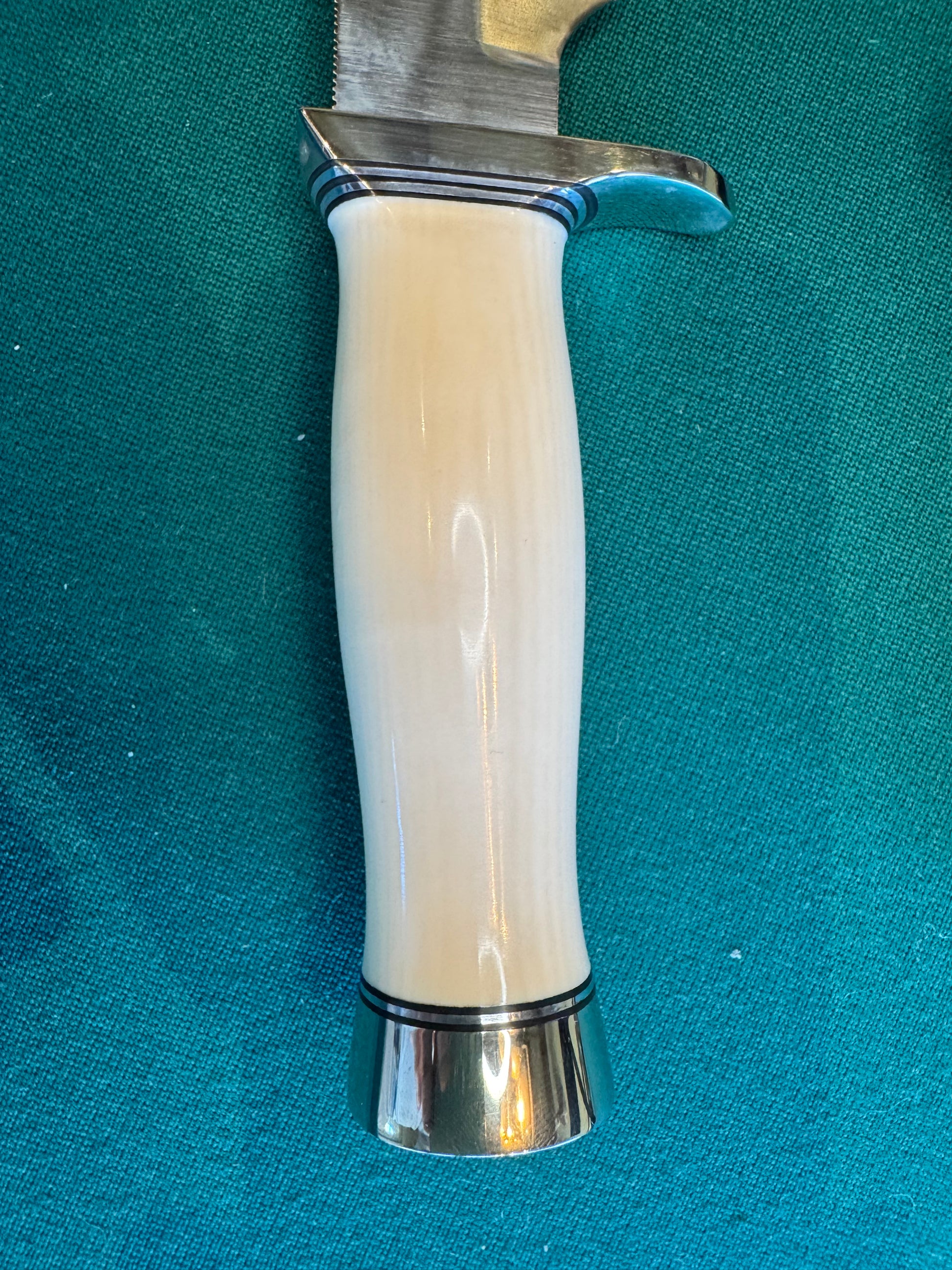 Randall Knife Model 19-5 NSH Resin Ivory Stainless Steel Black Randall Sheath