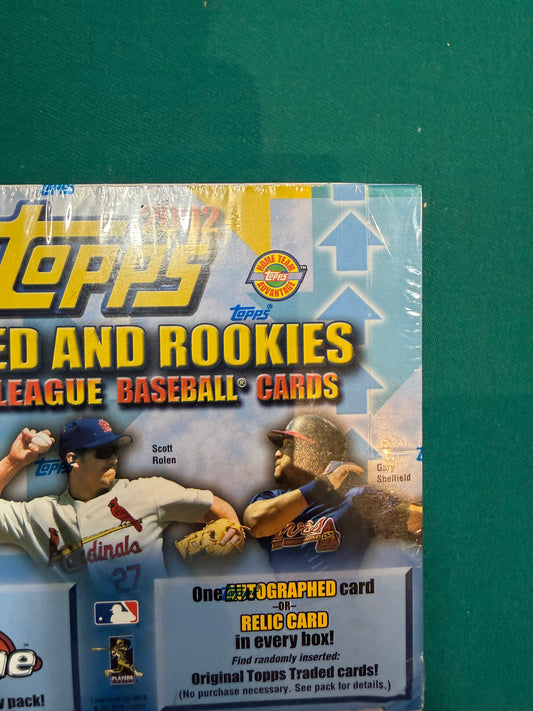 2002 Topps Traded and Rookies MLB Baseball HTA 10 PACKS FACTORY SEALED BOX