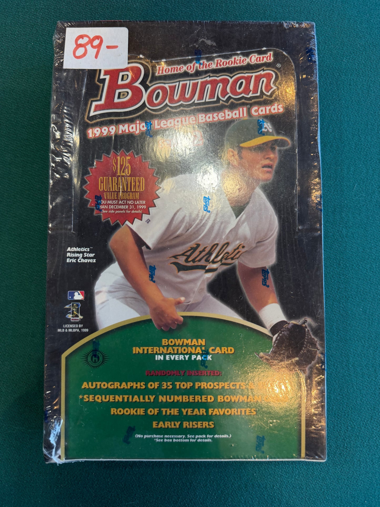 1999 Bowman Series 2 Baseball Hobby Box Factory Sealed New 24 packs