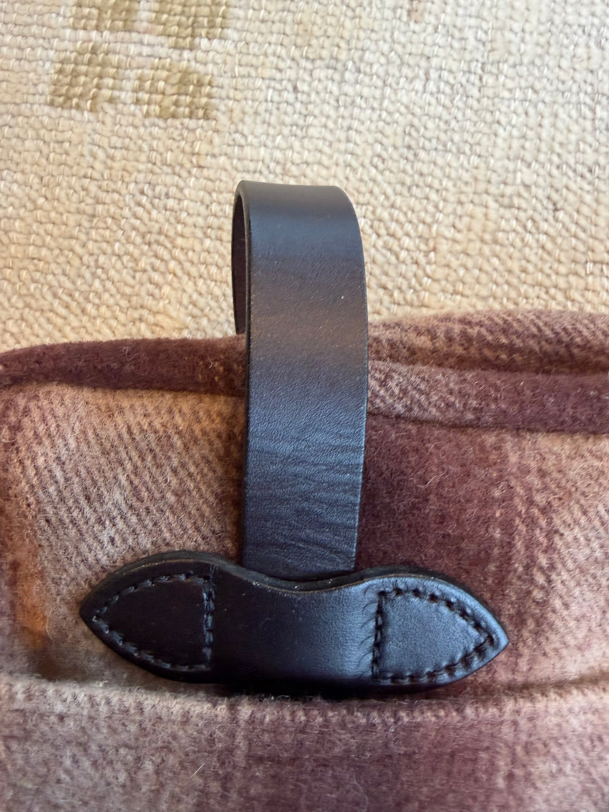 Rare NWT Filson Mackinaw Wool Tote Bag With Zipper 20286169 USA Leather Brown Tan Ombre