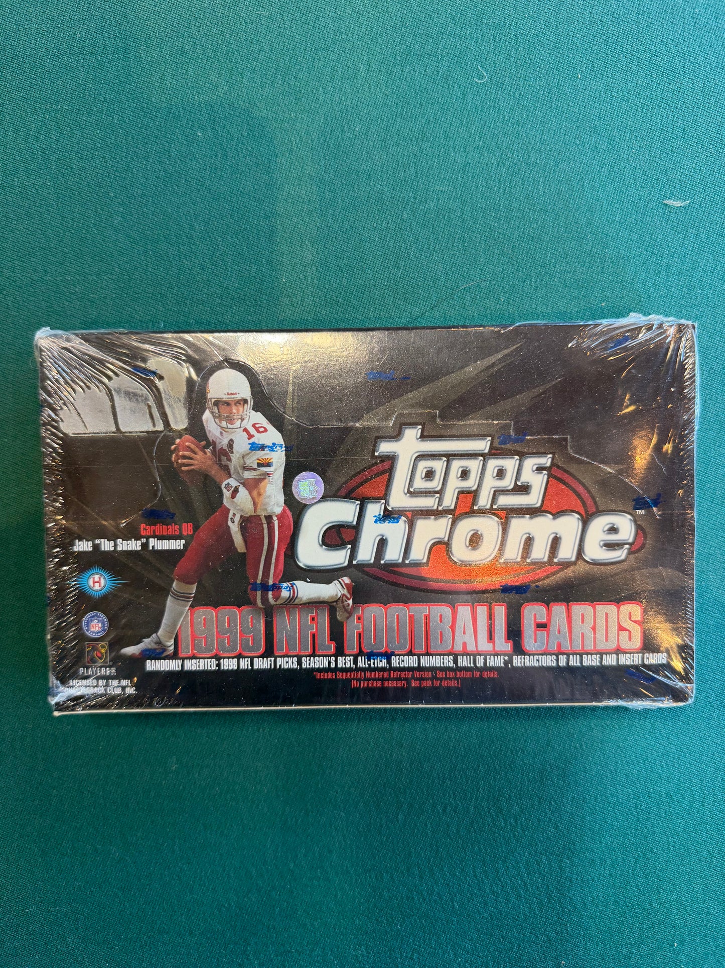 1999 TOPPS CHROME FOOTBALL FACTORY SEALED 24 PACK HOBBY BOX  New/Factory Sealed