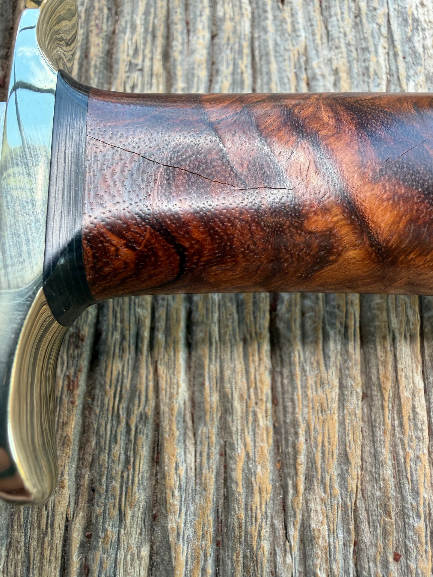 Randall Model 1-7 Honduran Rosewood Stainless NSH Aluminum Butt Sawteeth black Spacers