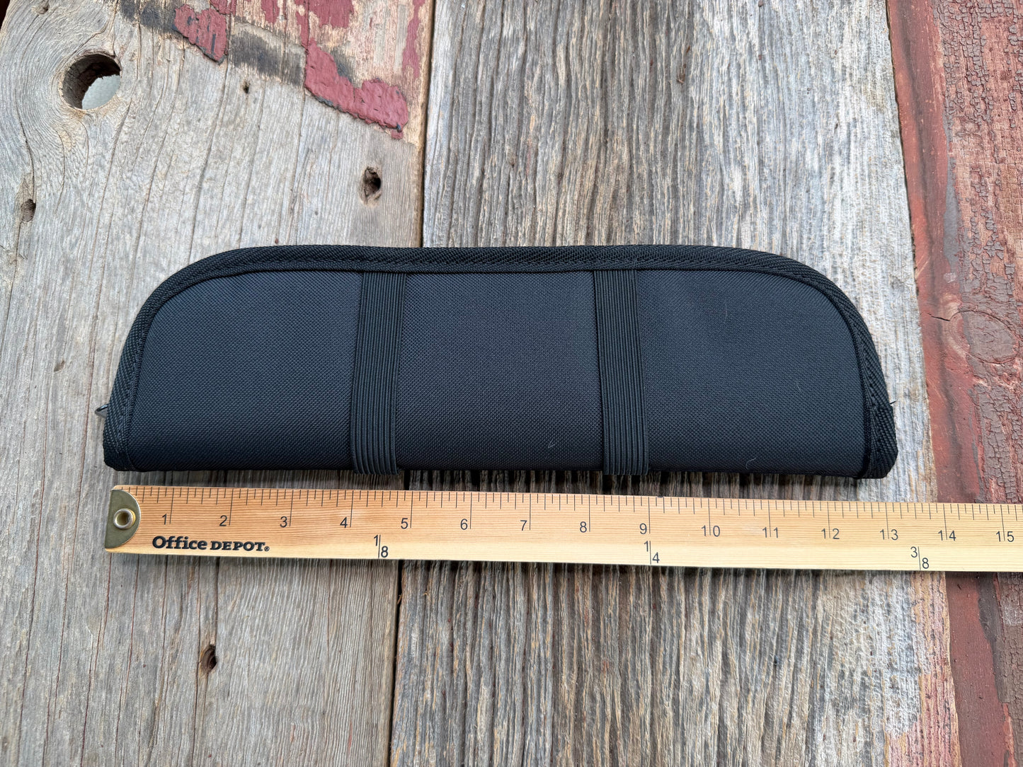 New Robbins Custom Knife case Randall Model 25 Trapper Logo Silk threading 12 inch interior usable case