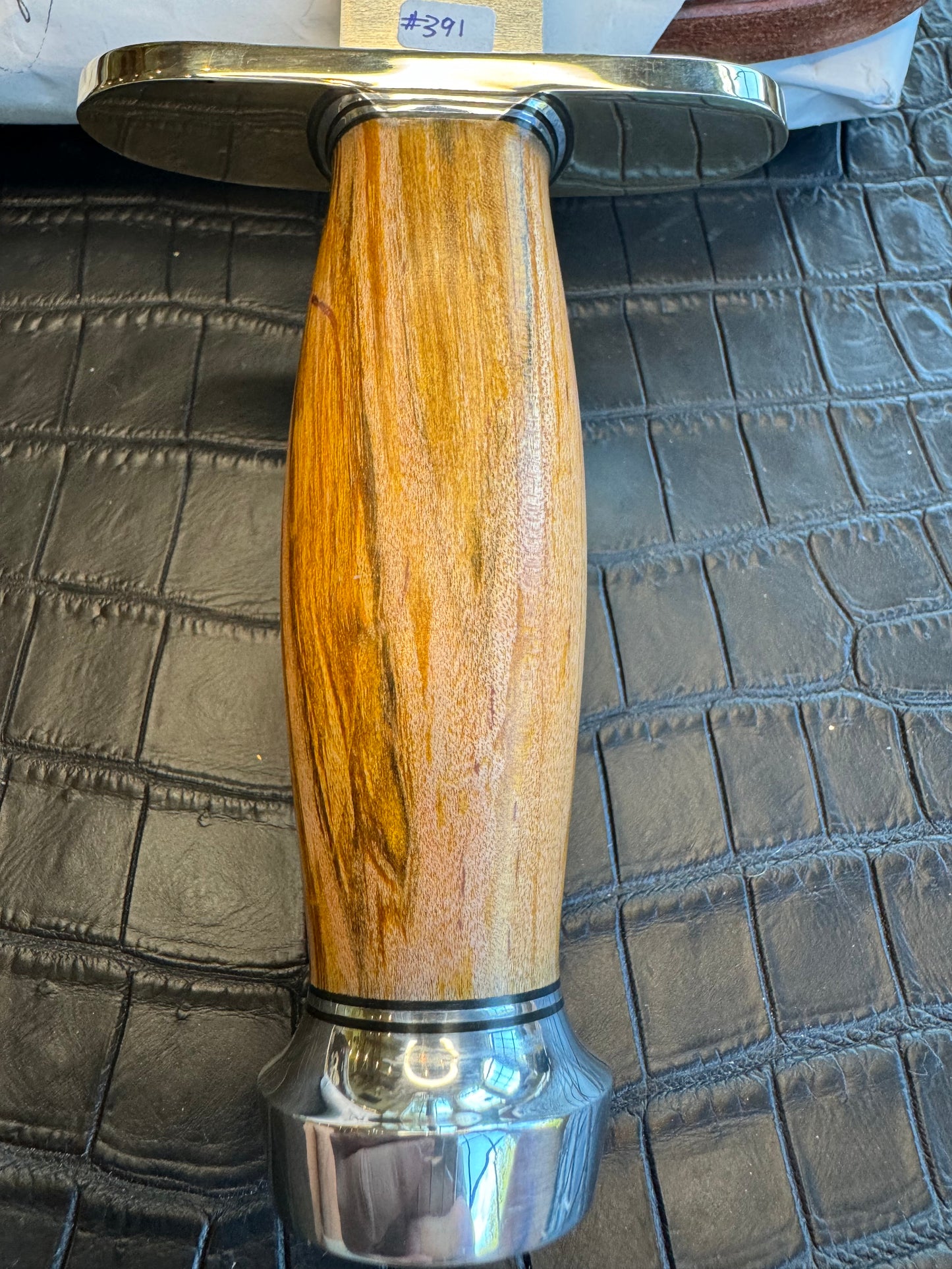 New in Paper Randall Knife Clinton Special TC Nickel Hilt Stainless Steel Cedar Wood Handle.