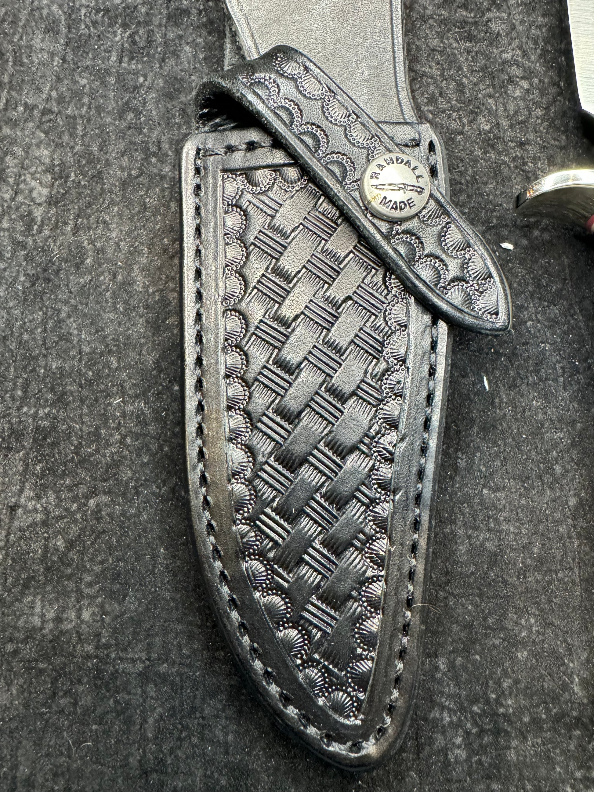 New Randall Knife Stanaback Special Nickel Silver Hilt Stag Stainless Steel