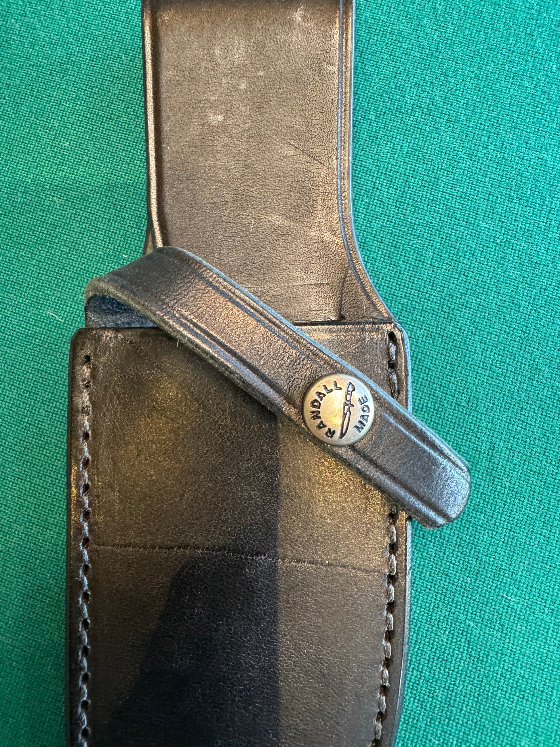 Randall Knife Model 19-5 NSH Resin Ivory Stainless Steel Black Randall Sheath