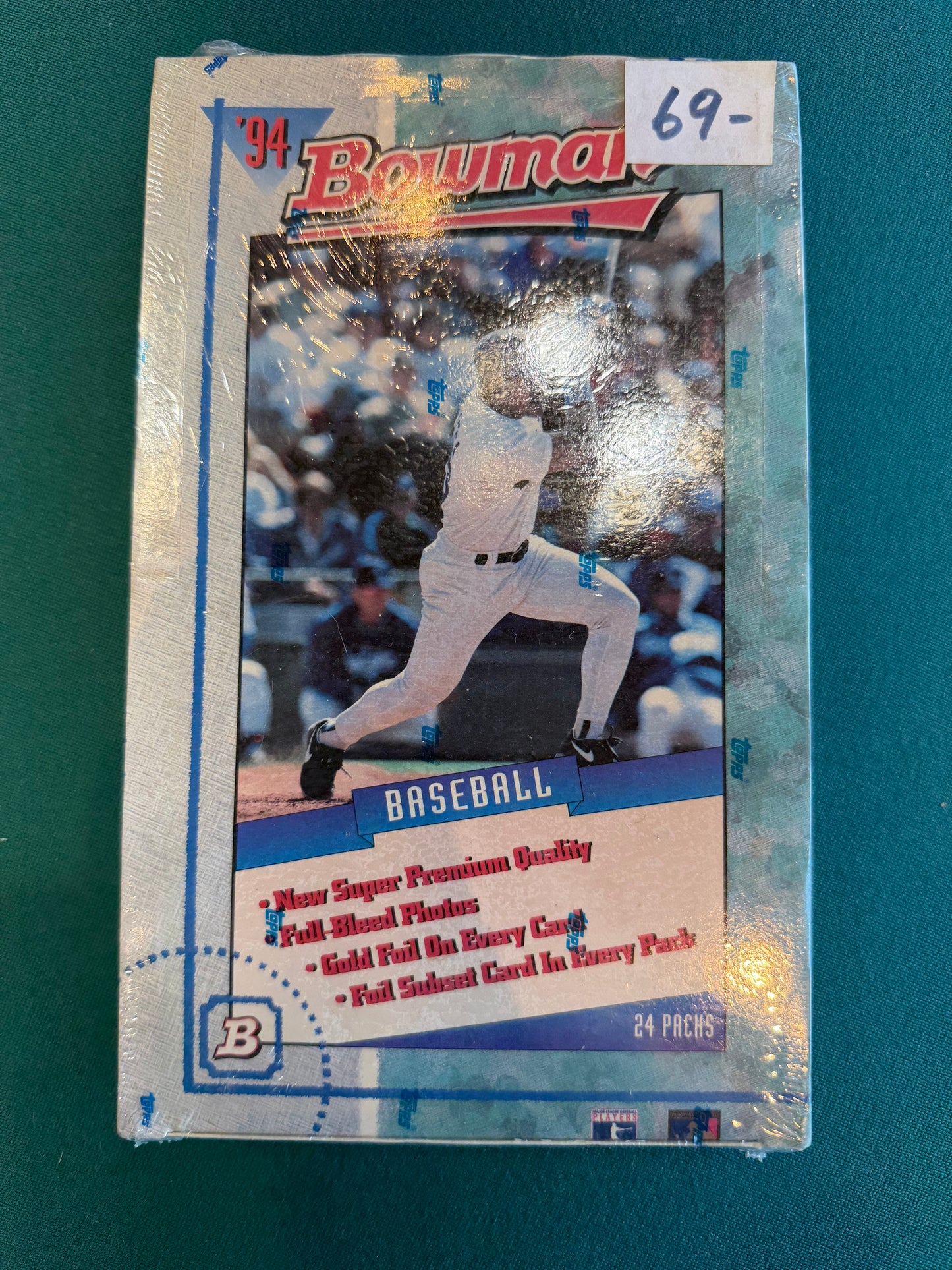 1994 Bowman Baseball Hobby Box Factory Sealed New 24 packs