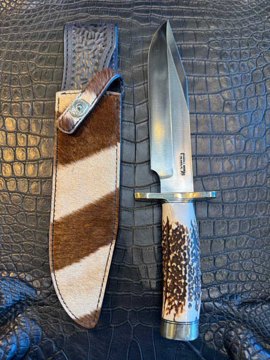 Randall Model 12-9/14 Grind Sheath in Exotic Zebra by Treeman. (Sheath only)