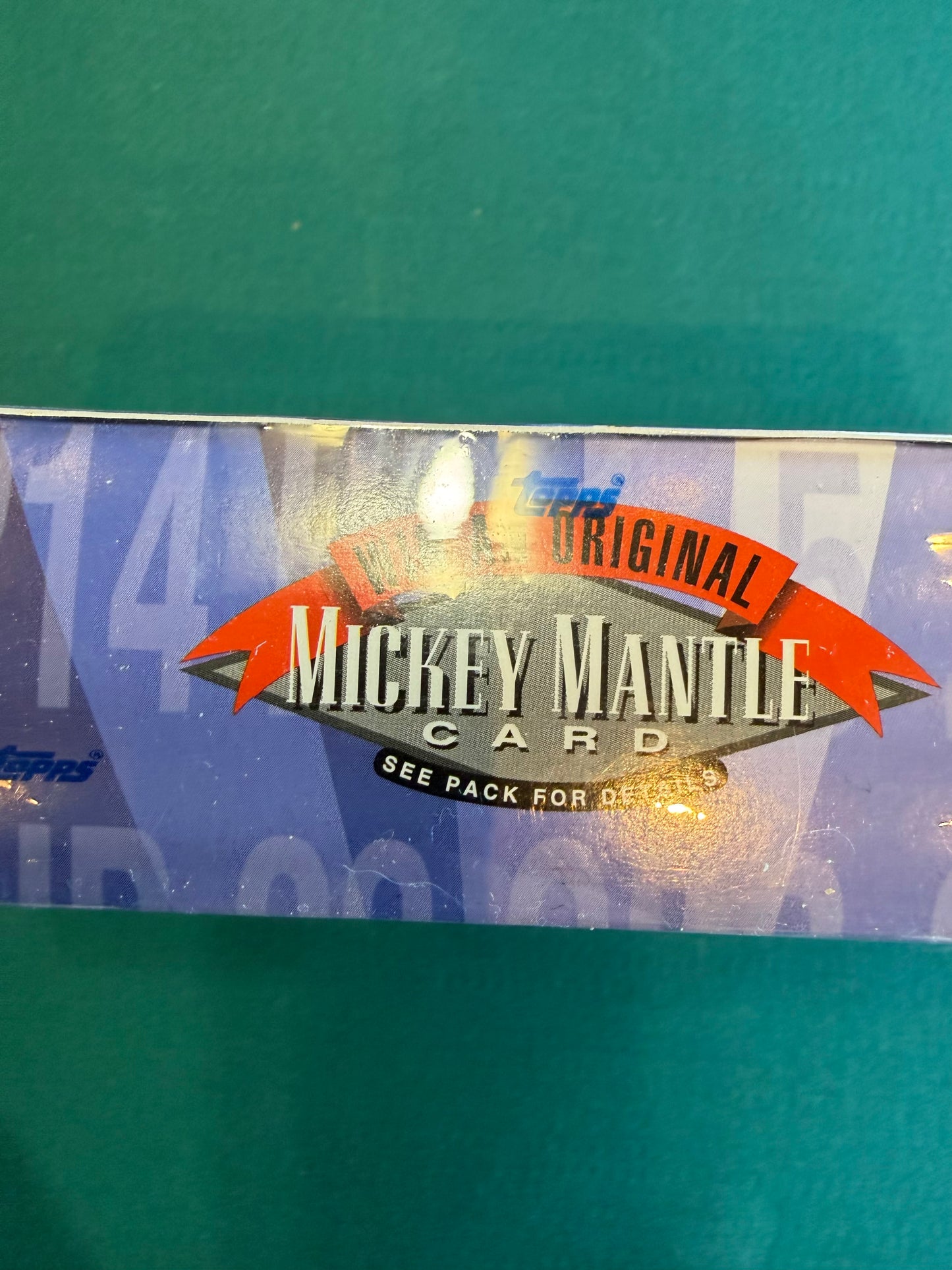 1996 TOPPS BASEBALL SERIES 2 FACTORY SEALED HOBBY BOX 36 PACKS MANTLE INSERTS REFRACTOR