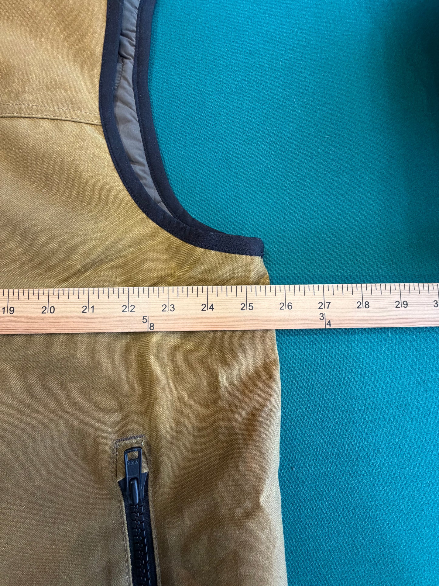 NWT Filson TIN CLOTH PRIMALOFT VEST in DARK TAN Extra Large NWT