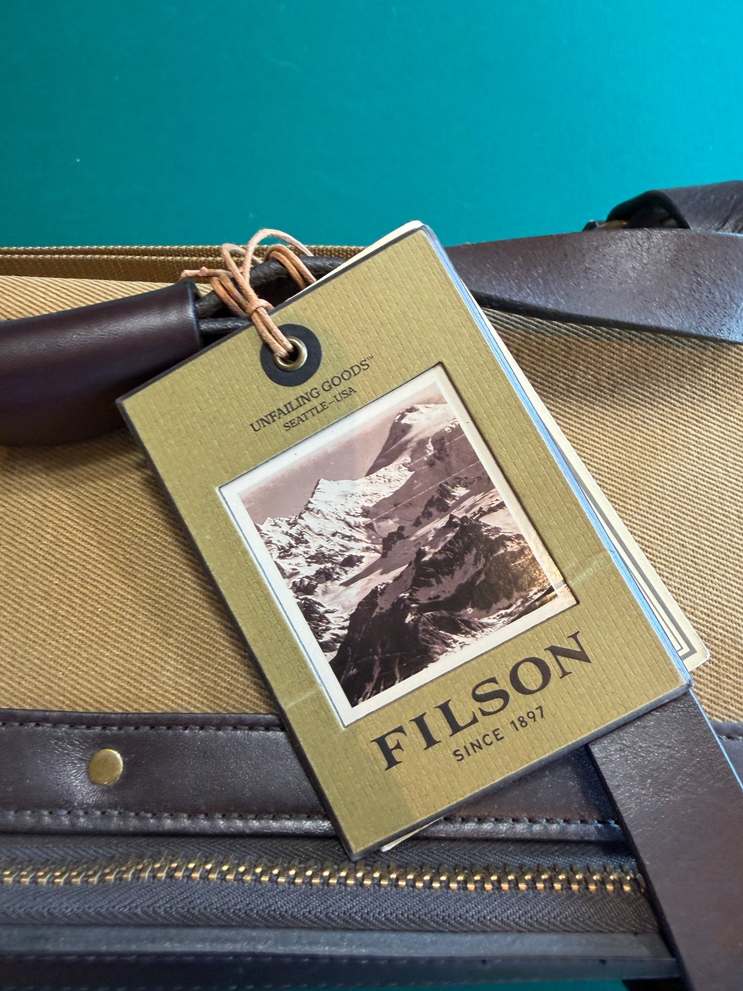 NWT Very Rare Filson Fly Fishing Rod Case Rugged Twill #20002630 Made in USA 1st unused.