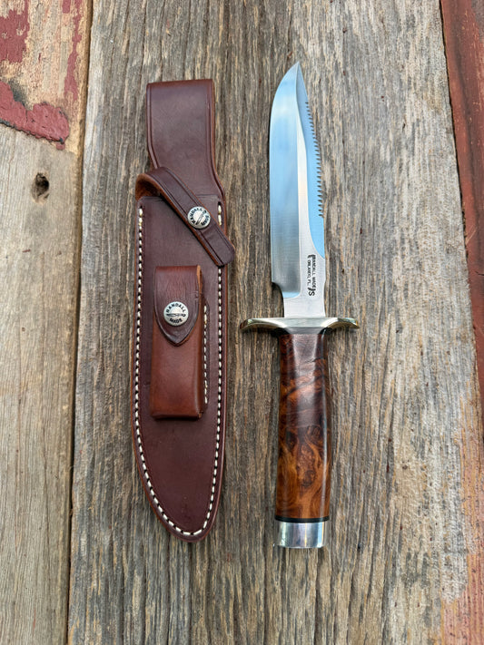 Randall Model 1-7 Honduran Rosewood Stainless NSH Aluminum Butt Sawteeth black Spacers
