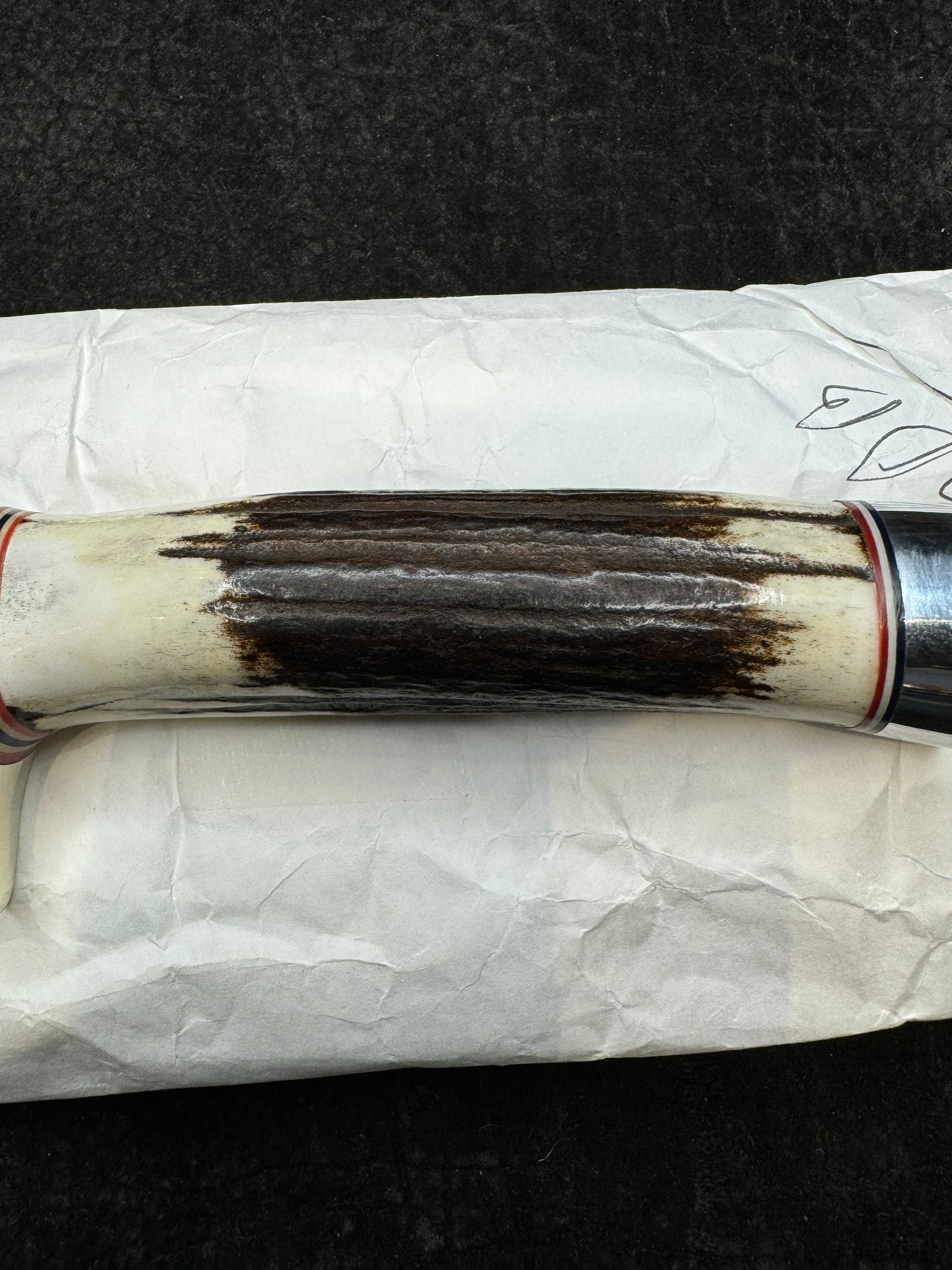 New Randall Knife Stanaback Special Nickel Silver Hilt Stag Stainless Steel