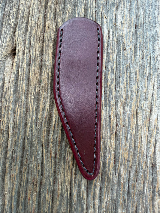 Rare Randall Sullivans by Gutcher Knife Sheath for a Model Tailor. Beautiful  Ox Blood Red Leather. Randall Stamp on the back.