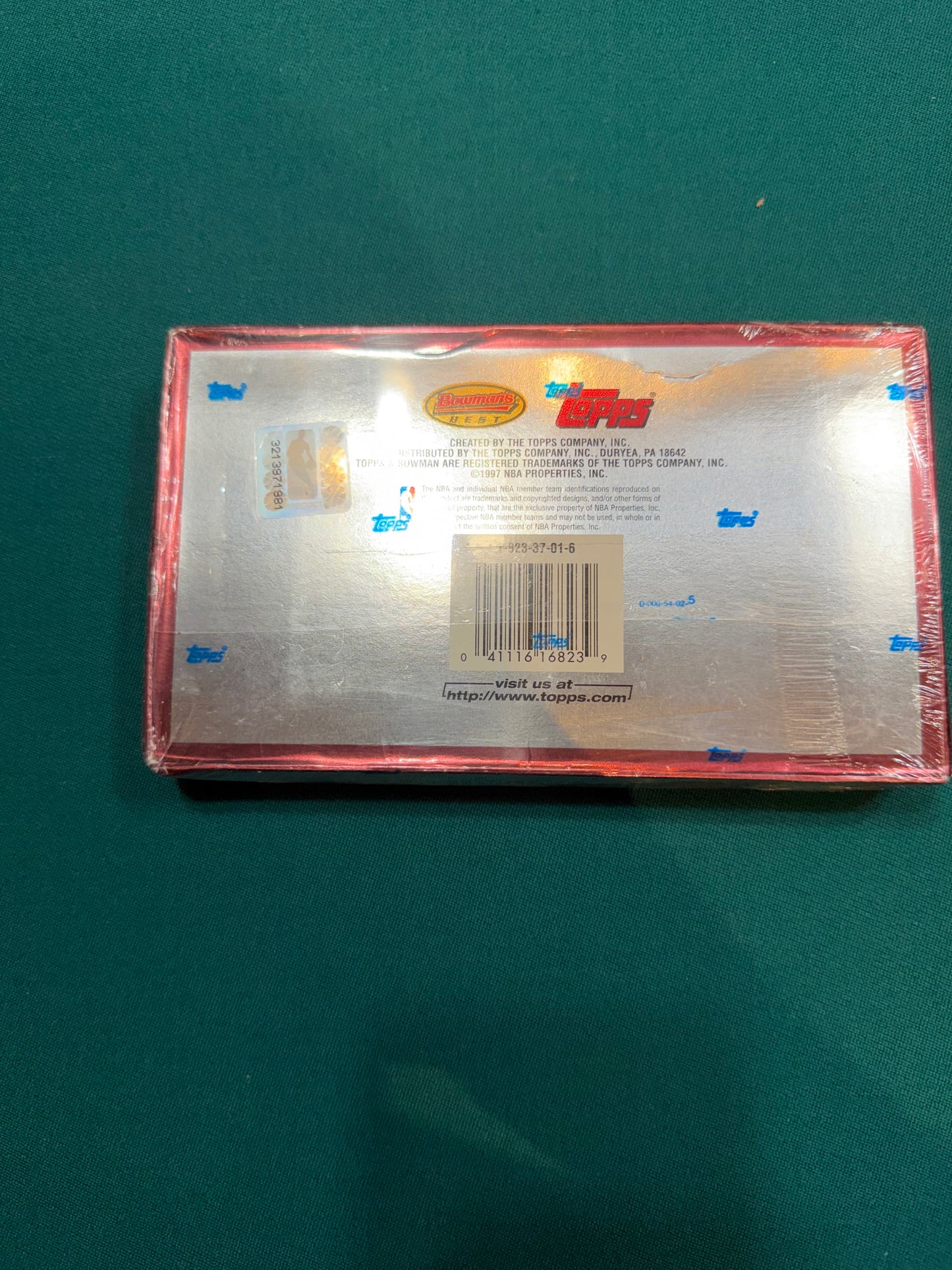 1996-97 Bowman’s Best 24-Pack Basketball Hobby Box Sealed, Chance Kobe RC