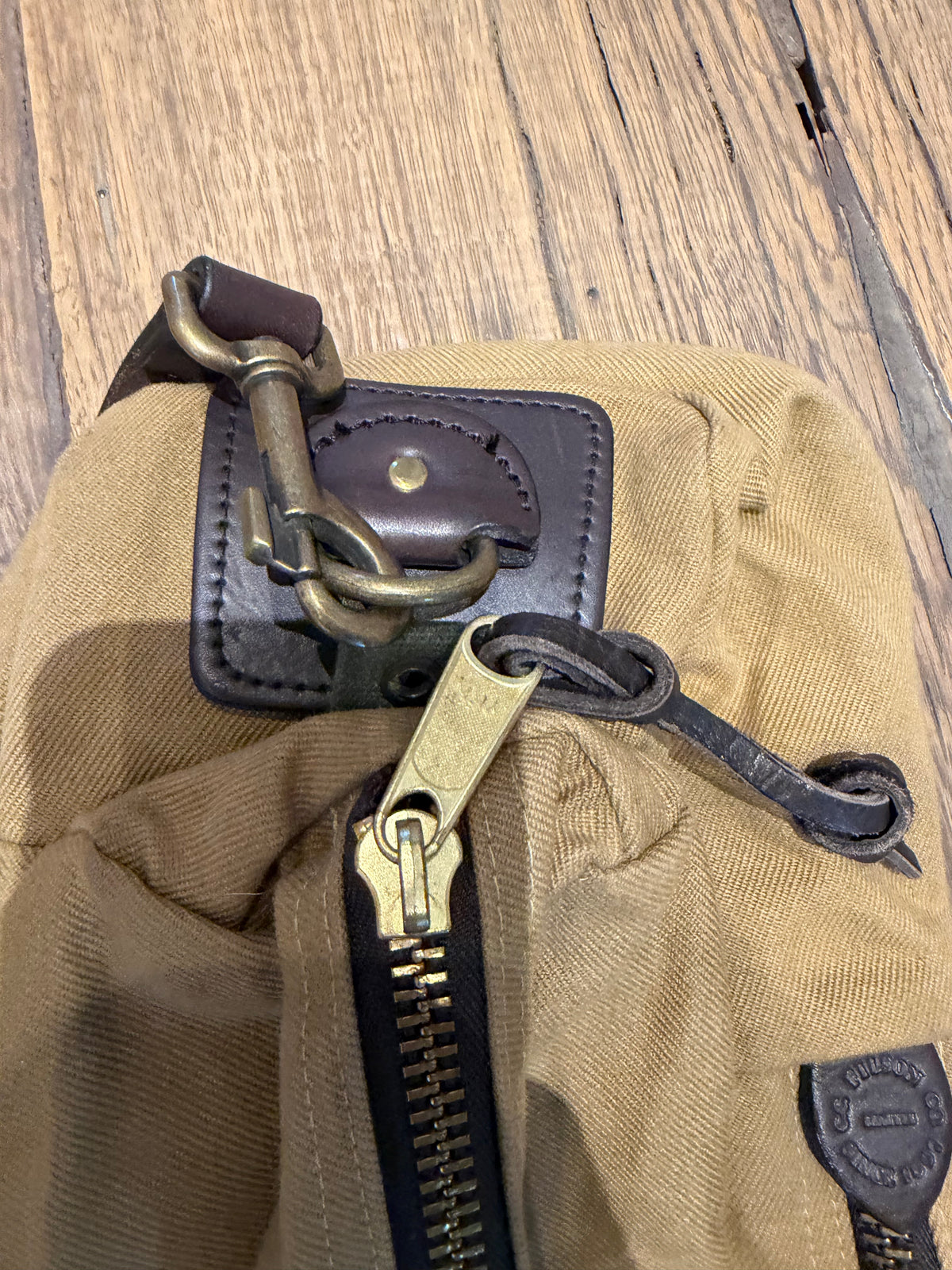 Very Rare New Old Stock Filson YKK Fly Fishing Rod Case Rugged Twill in Tan Made in USA 41 inch version. New with Original tags. new condition.
