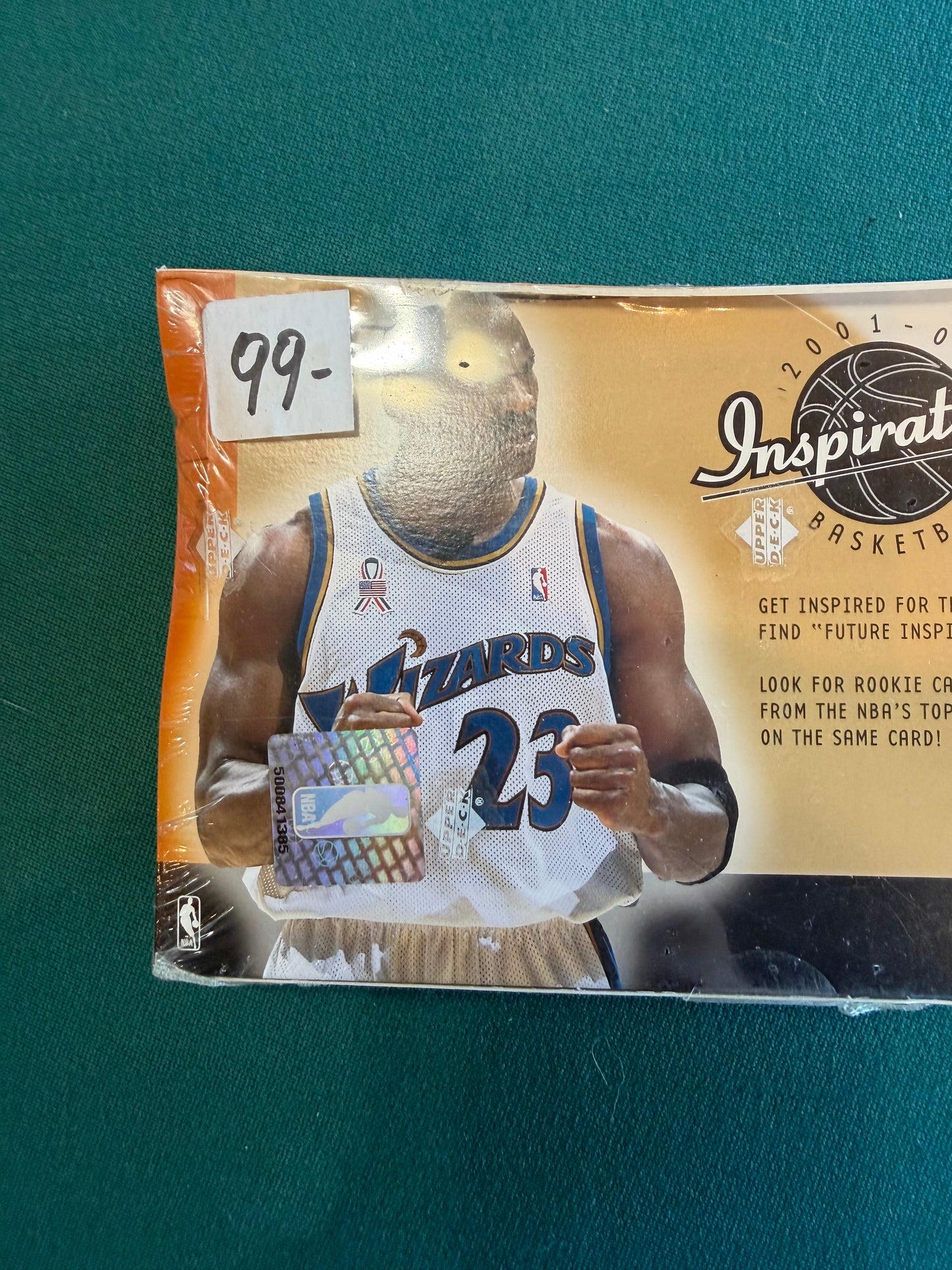 2001-02 Upper Deck Inspirations Basketball Factory Sealed Hobby Box 24  packs per box, 5 cards per pack.