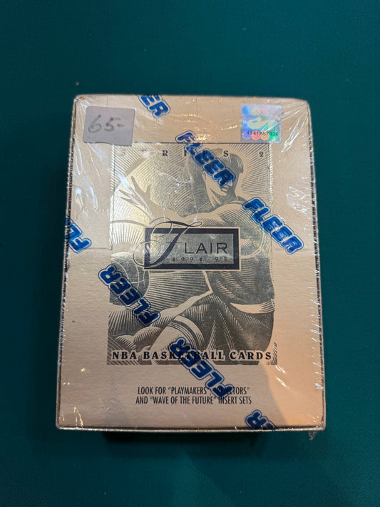 1994-95 Flair Series 2 Basketball Factory Sealed Unopened Hobby Box ~ RARE