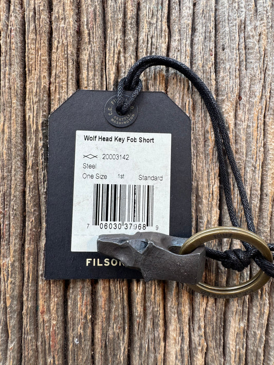 Filson Steel Wolf Key Chain Sold out at Filson.
