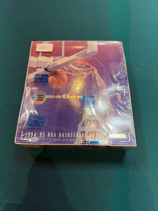 1994/95 Skybox Emotions Basketball  Hobby Box Series ( 36) packs per box.