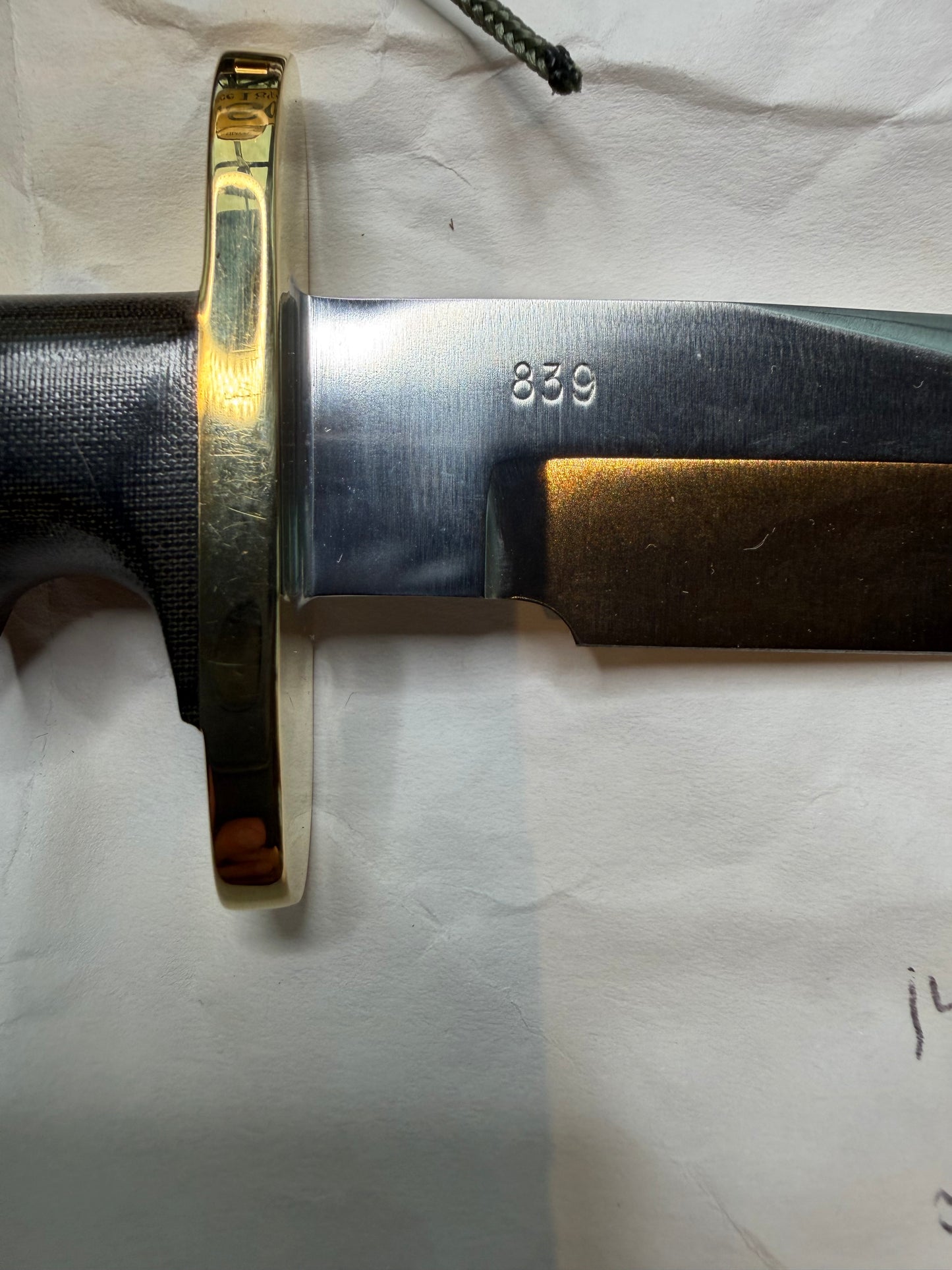 New in Paper a Pair of Sequentially numbered Randall Made Knife Mini Model 14’s Attack Knife Black Micarta SN # 838 and # 839