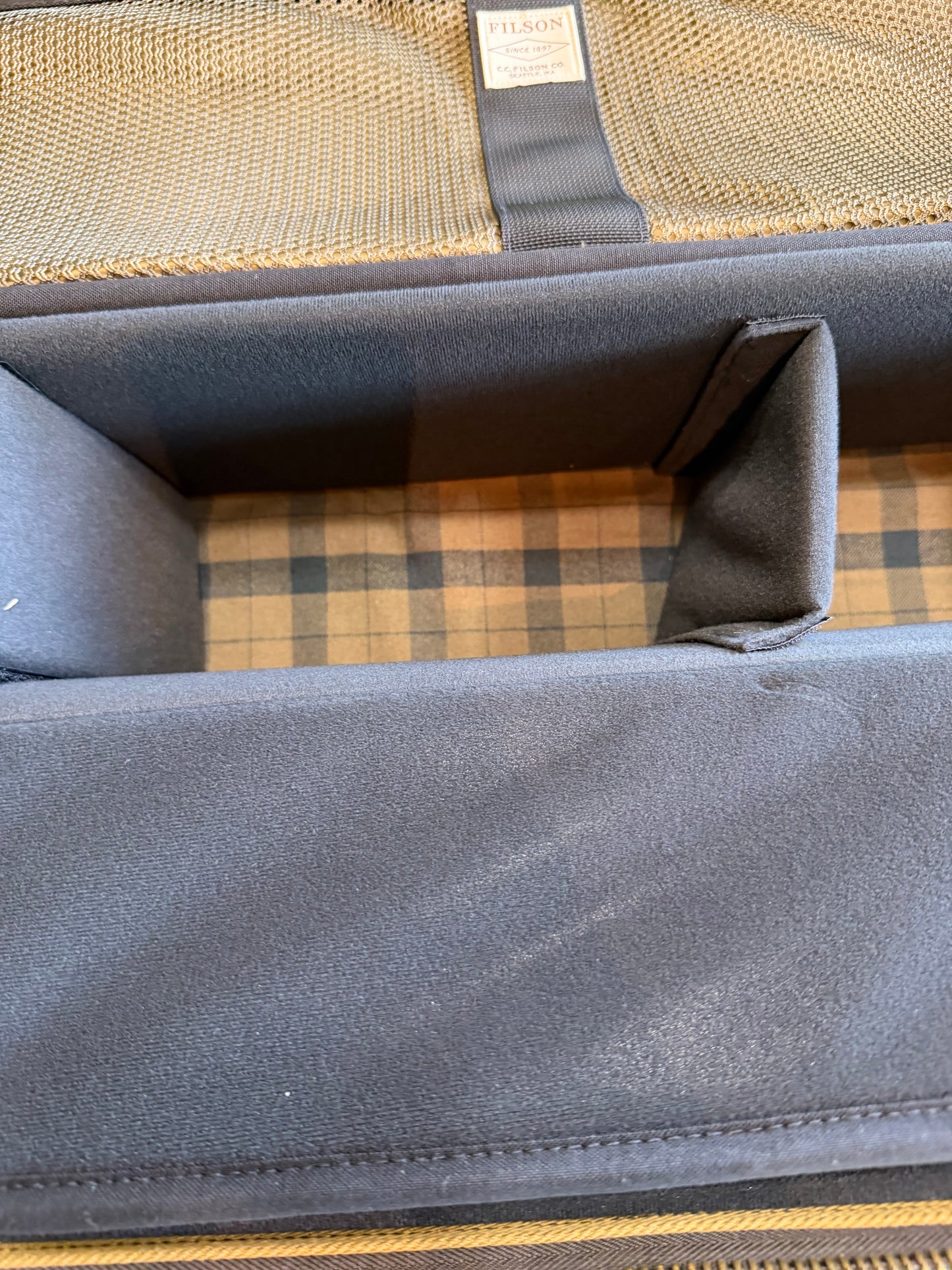 NWT Very Rare Filson Fly Fishing Rod Case Rugged Twill #20002630 Made in USA 1st unused.