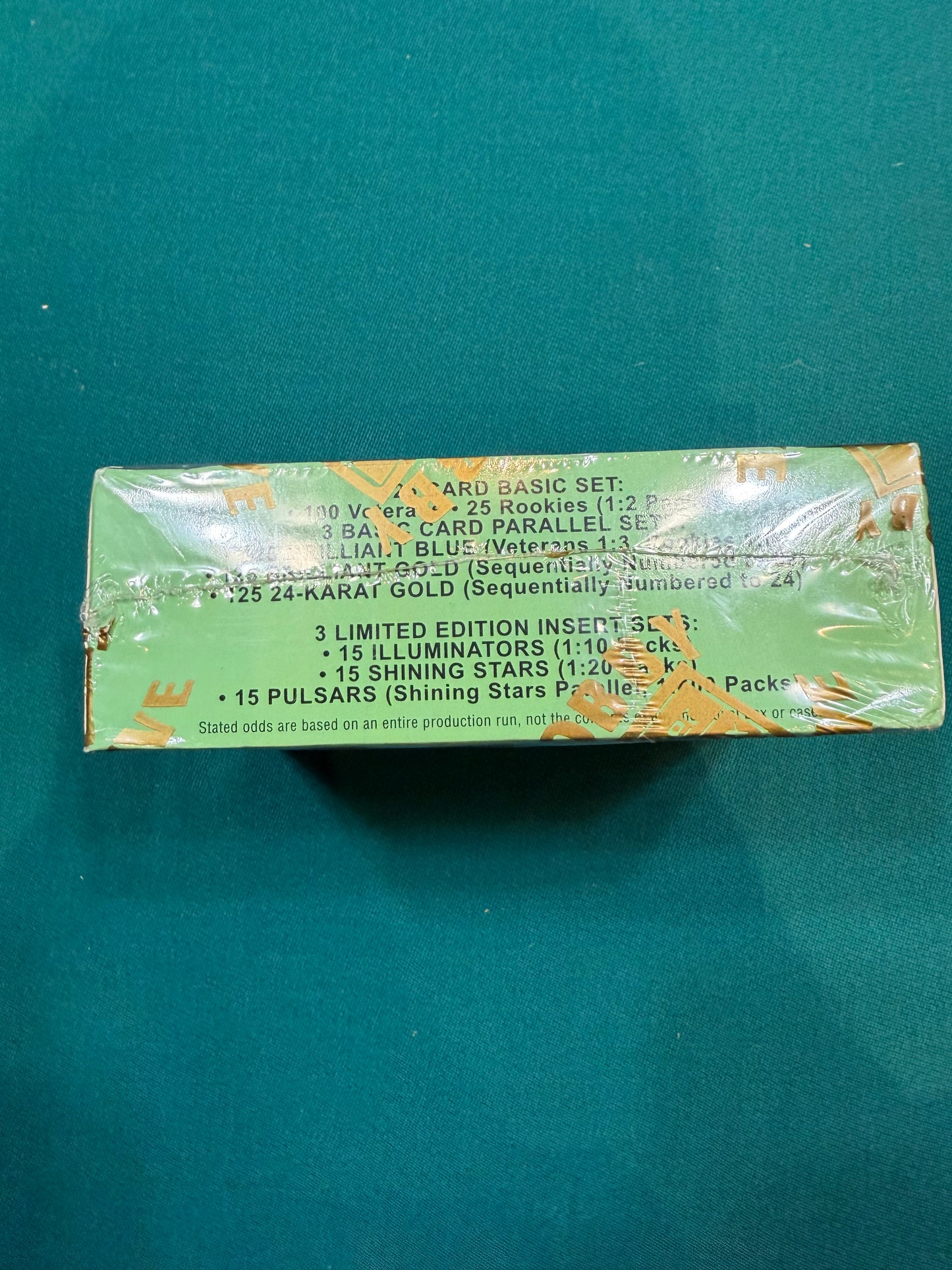 1998/99 Fleer Brilliant’s  Basketball Hobby Box 24 packs per box. Factory Sealed!