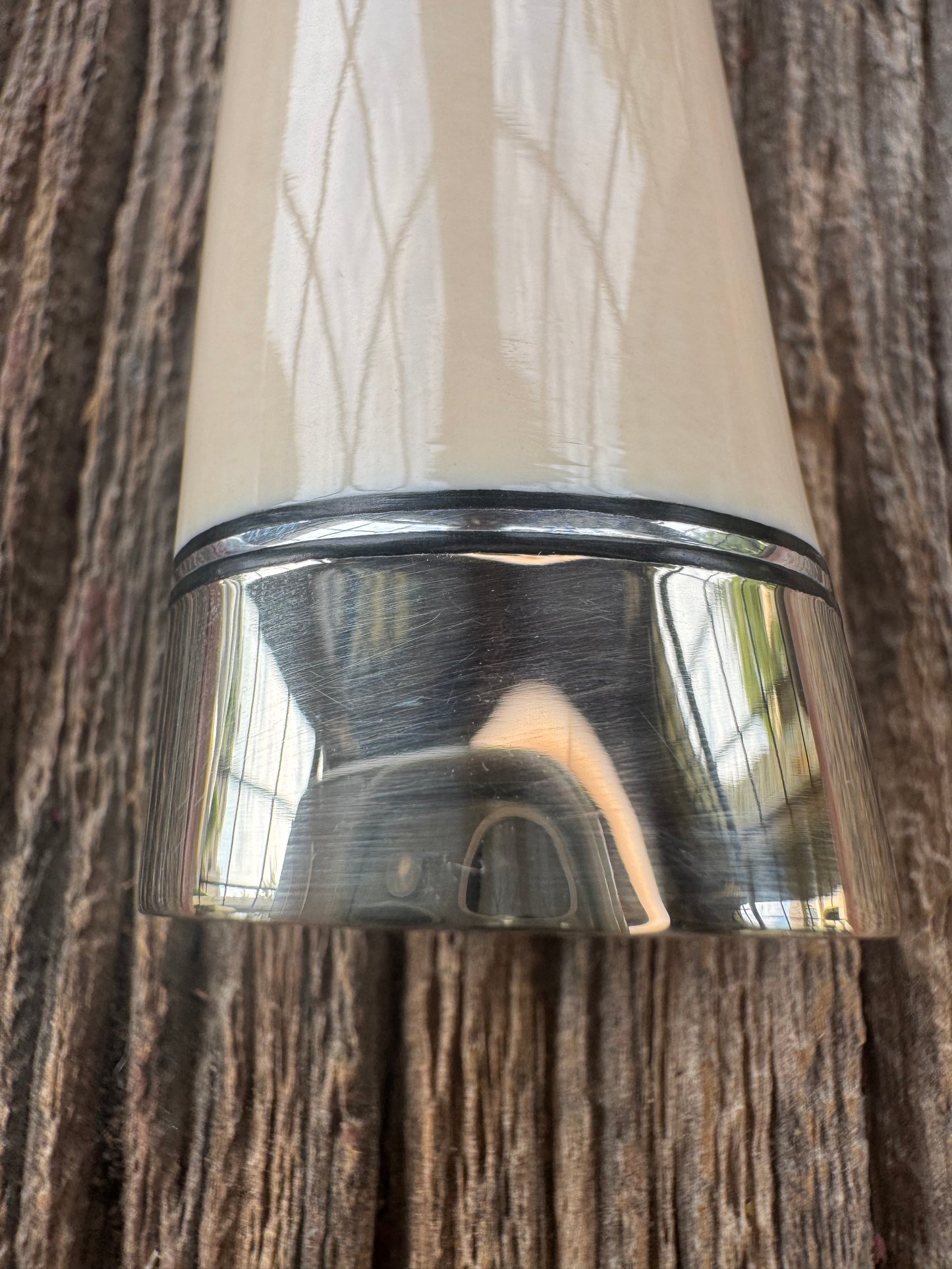 New in paper Randall Model 19-5 with a nice piece of customer supplied Dave Warthers Resin, Stainless Steel, Nickel Silver Hilt and Butt cap.