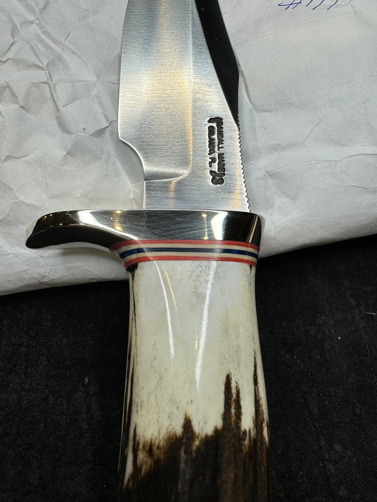 New Randall Knife Stanaback Special Nickel Silver Hilt Stag Stainless Steel