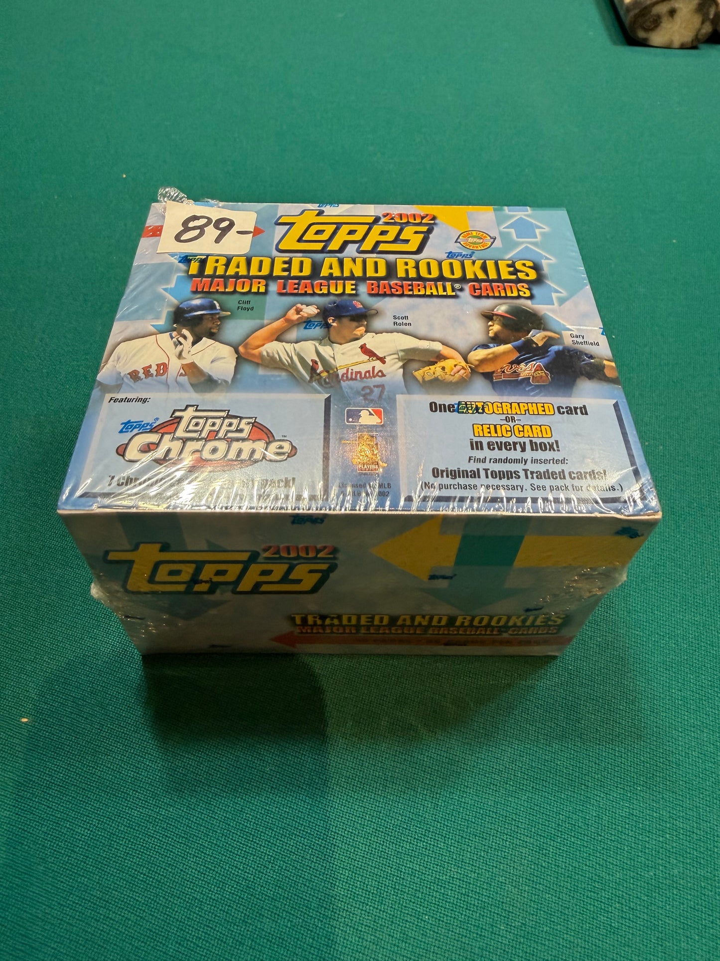 2002 Topps Traded and Rookies MLB Baseball HTA 10 PACKS FACTORY SEALED BOX