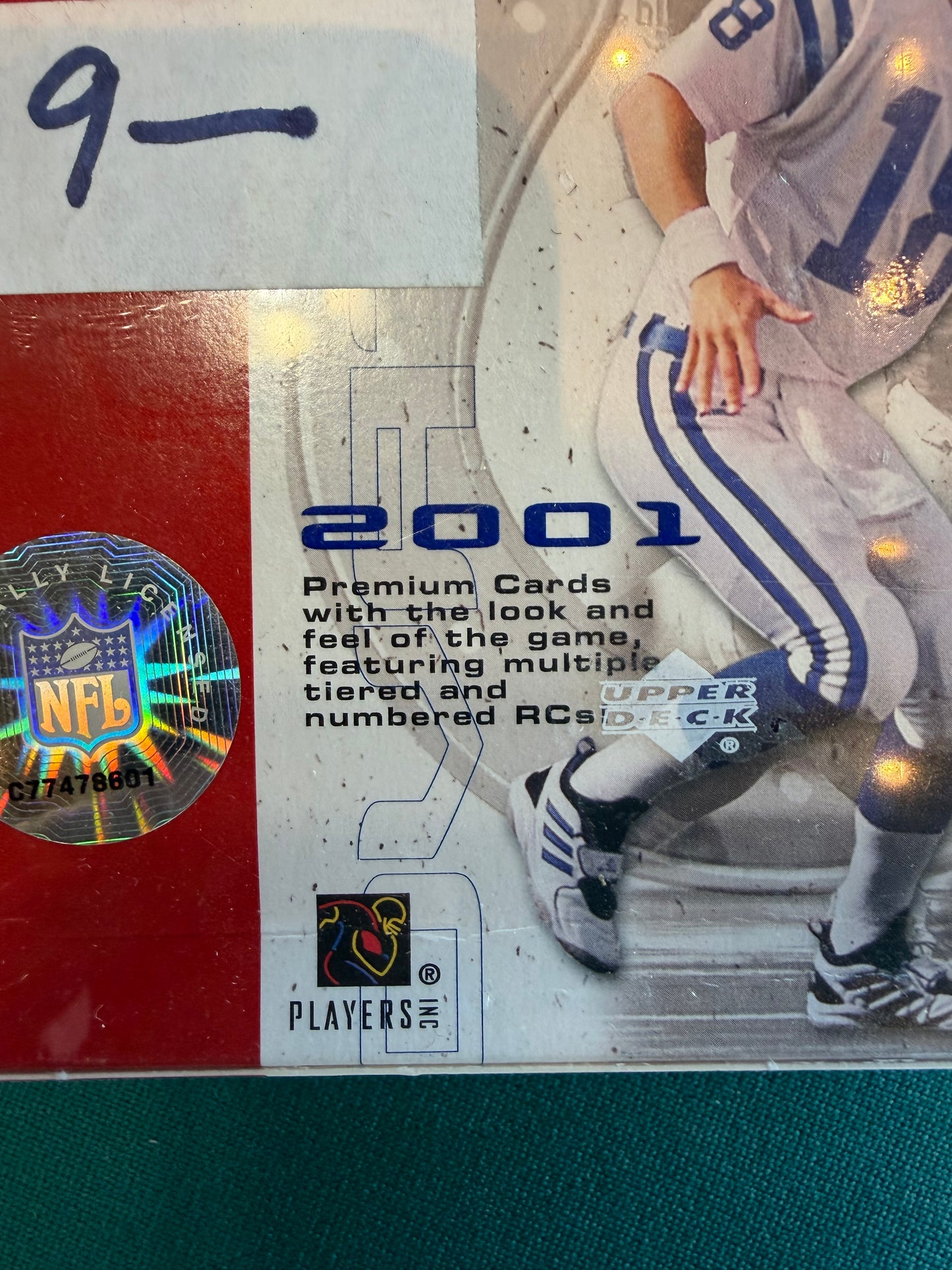 2001 UPPER DECK OVATION NFL FOOTBALL HOBBY BOX 20 PACKS DREW BREES RC NEW SEALED