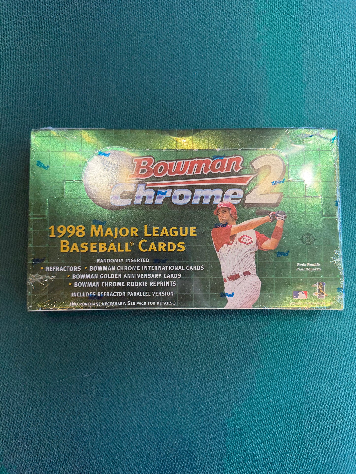 1998 Bowman Chrome Baseball Sealed Hobby Box FACTORY SEALED HOBBY BOX