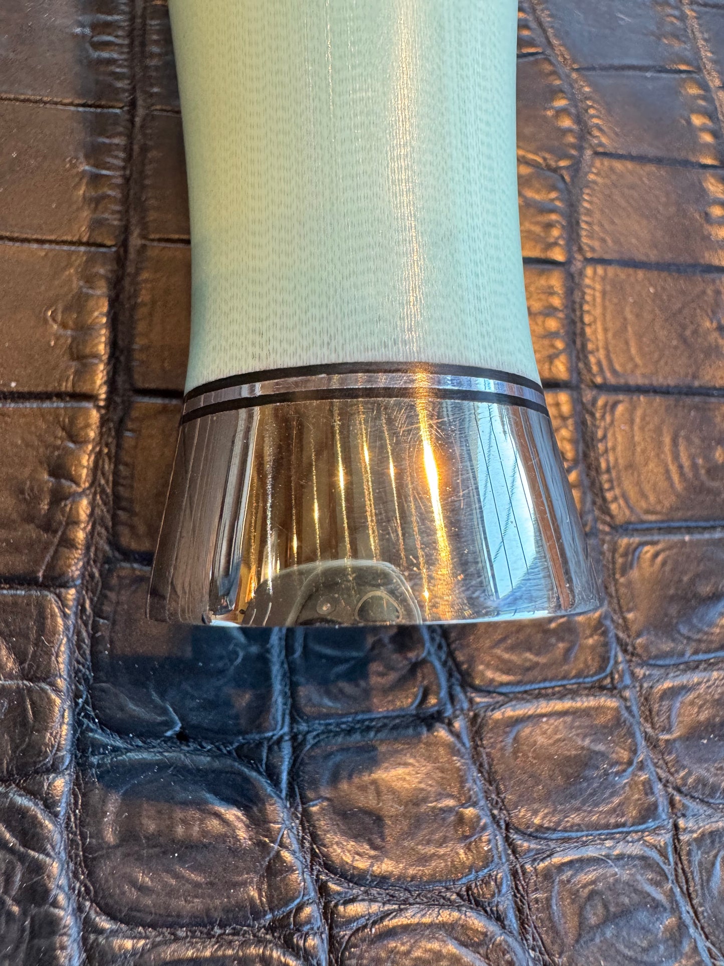 New Randall Knife Model 1-6 Tiffany G-10 Nickel Hilt Stainless Rare