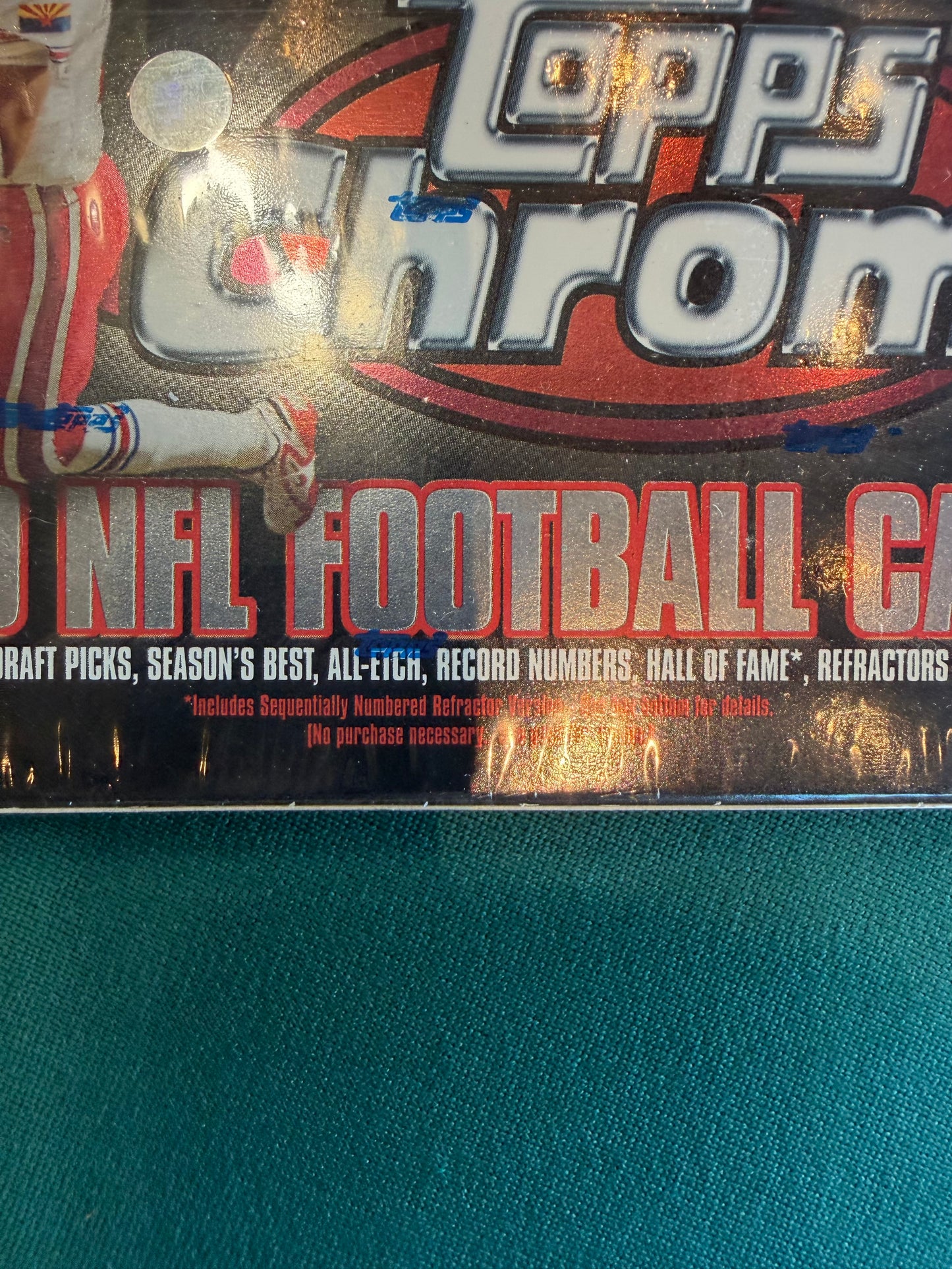 1999 TOPPS CHROME FOOTBALL FACTORY SEALED 24 PACK HOBBY BOX  New/Factory Sealed