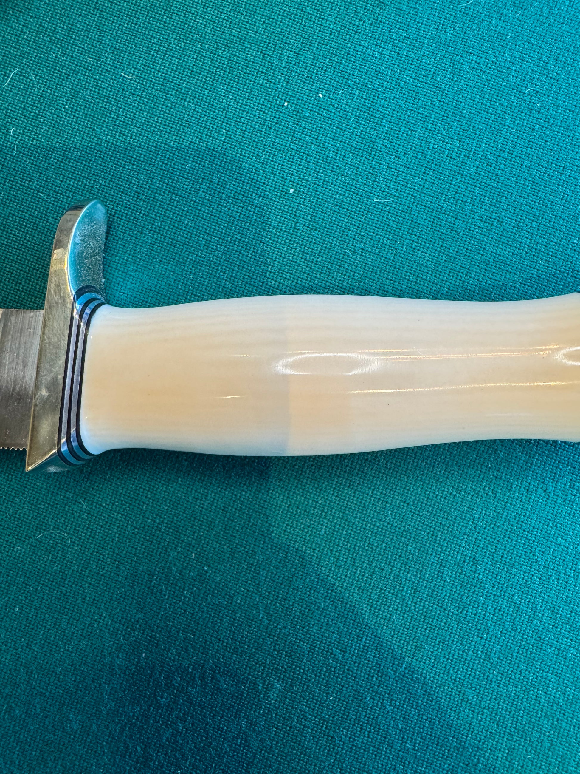 Randall Knife Model 19-5 NSH Resin Ivory Stainless Steel Black Randall Sheath