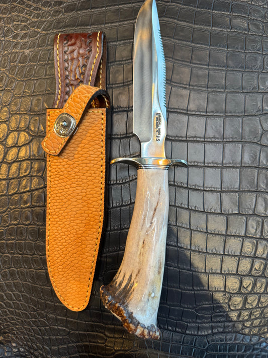 Randall Model 1-7 Sheath Straight Hilt in Exotic Beaver Tail by Treeman. (Sheath only)