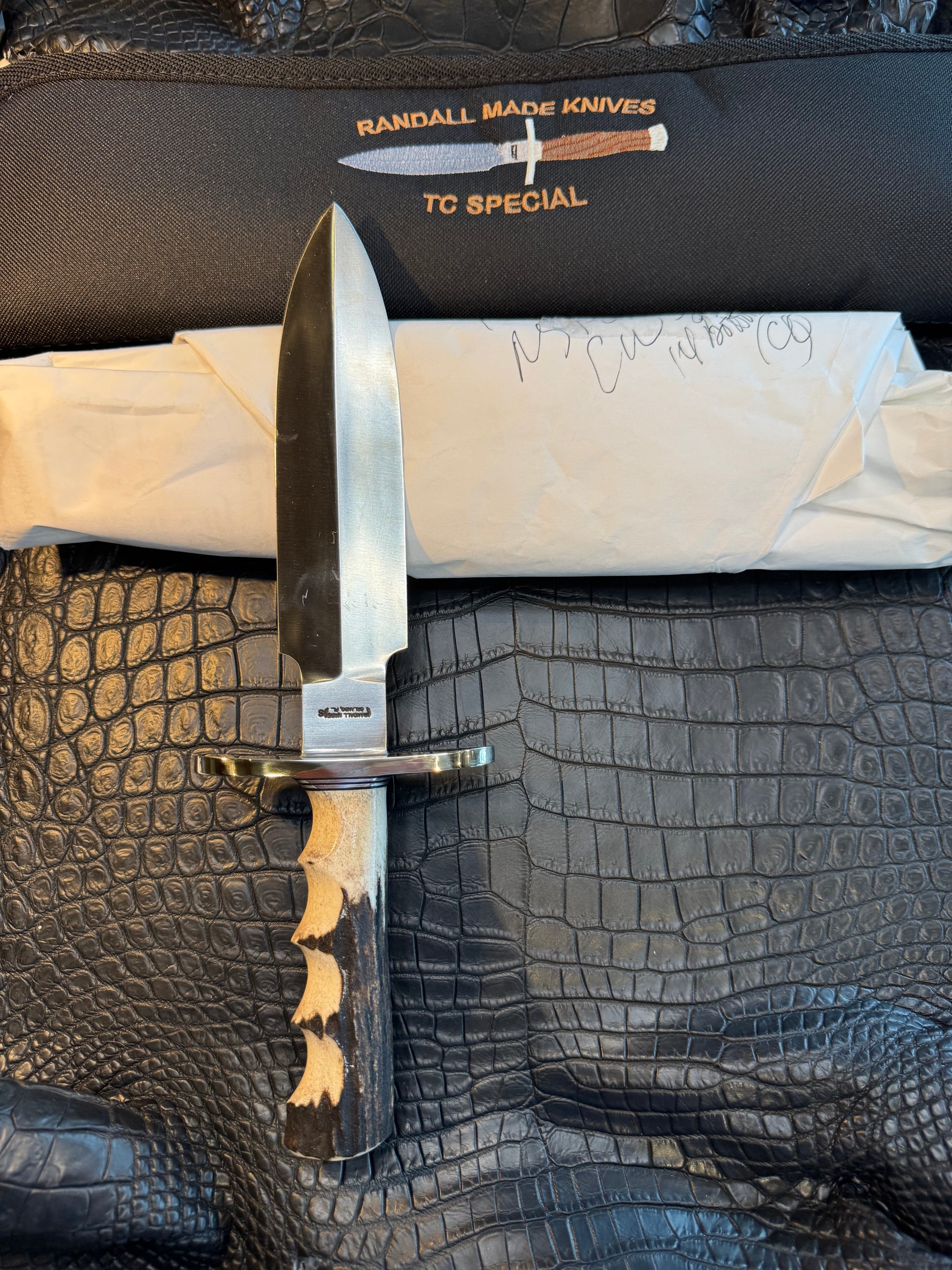 Randall Clinton Special Knife Stag Handle New in Paper