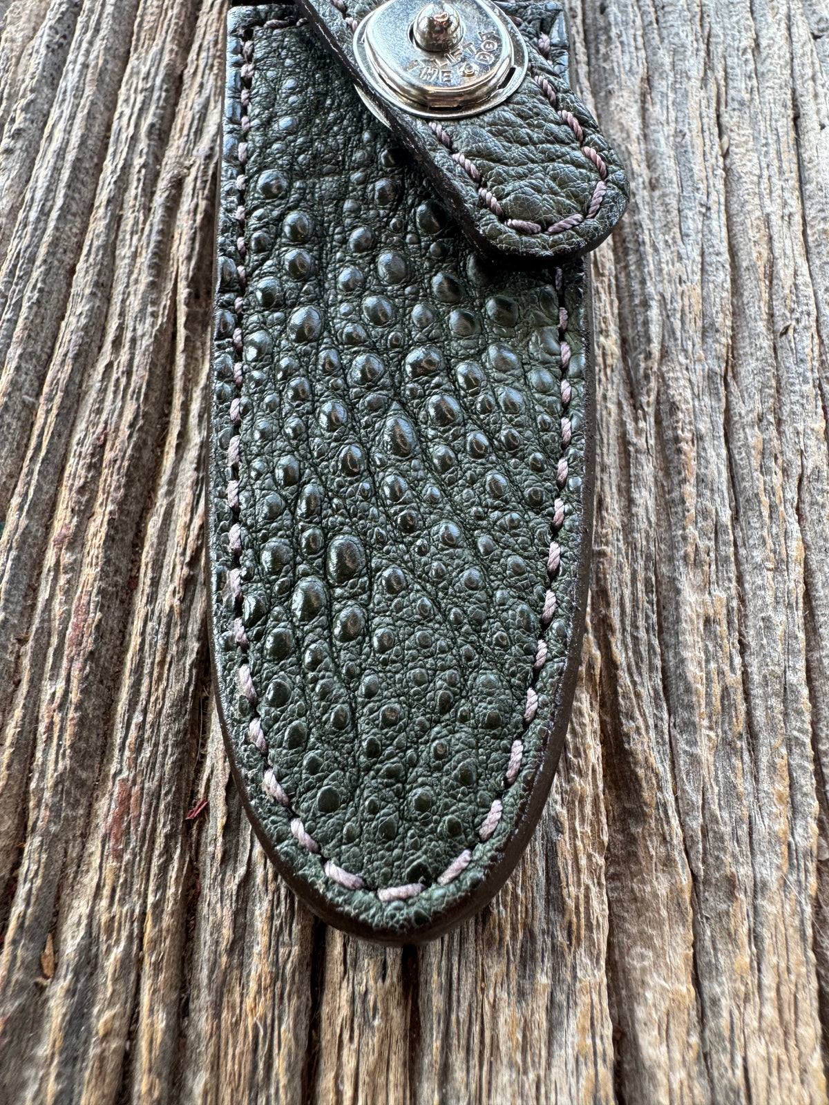 Turtle Shell Sheath Randall Model 8-4 Sheath in Exotic Brown Snapping Turtle ( Double side ...