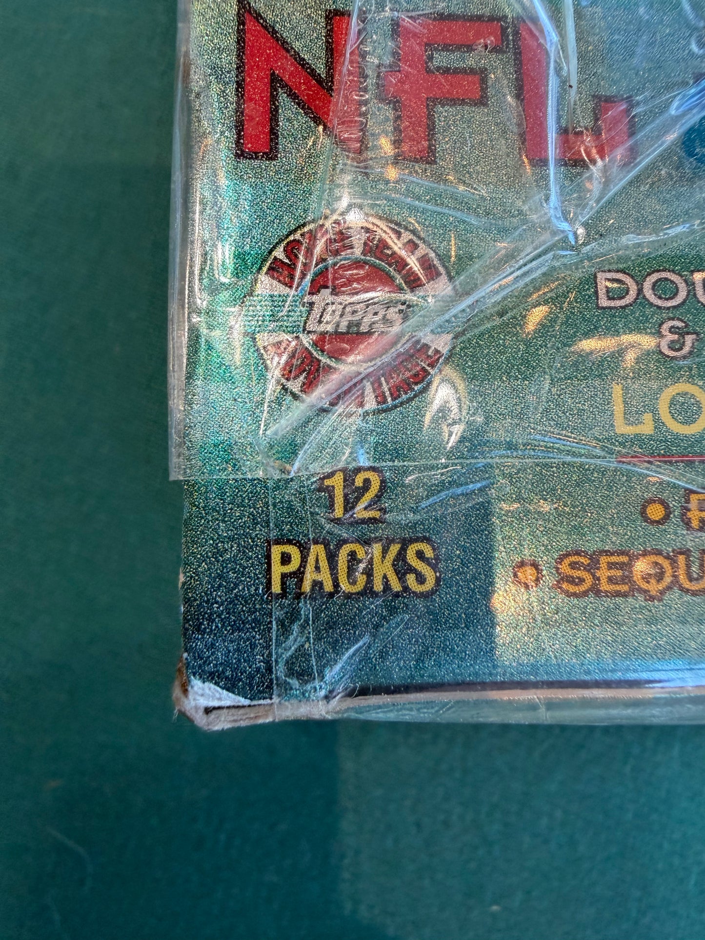 1998 TOPPS FINEST FOOTBALL FACTORY SEALED JUMBO BOX WAX HOBBY SERIES 1 PEYTON MANNING 12 packs