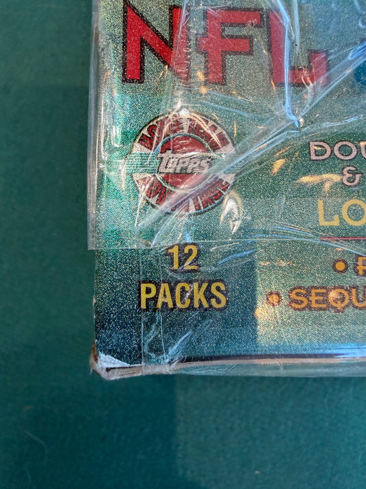 1998 TOPPS FINEST FOOTBALL FACTORY SEALED JUMBO BOX WAX HOBBY SERIES 1 PEYTON MANNING 12 packs