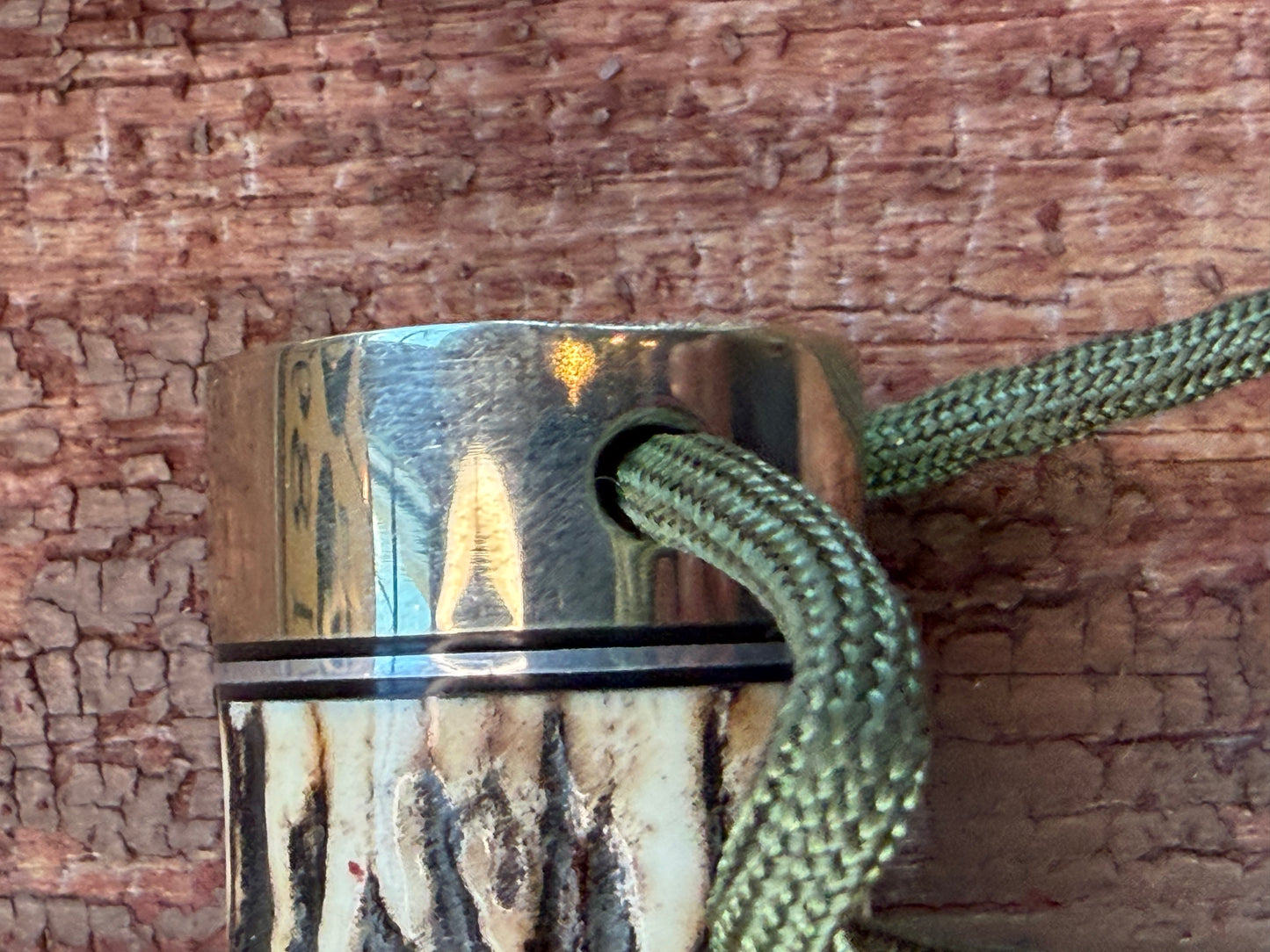 Randall Knife Model 2-7 Popcorn Stag, Stainless Blade, NSH, Lanyard