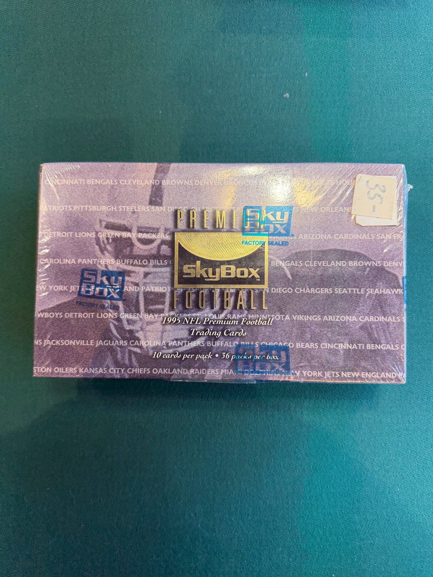 1995 SkyBox PREMIUM NFL FOOTBALL 36 Pack (10 Cards Per) HOBBY Factory SEALED BOX