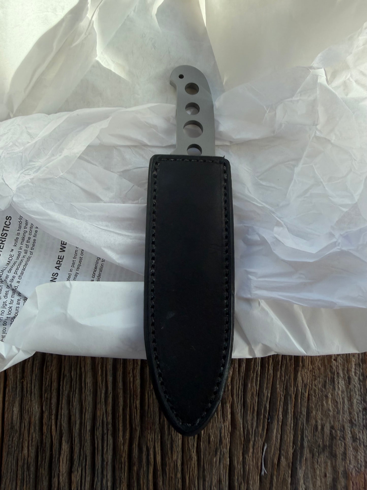 New in paper Randall Knife Model Triathlete  “Non Catalog” Stainless Steel