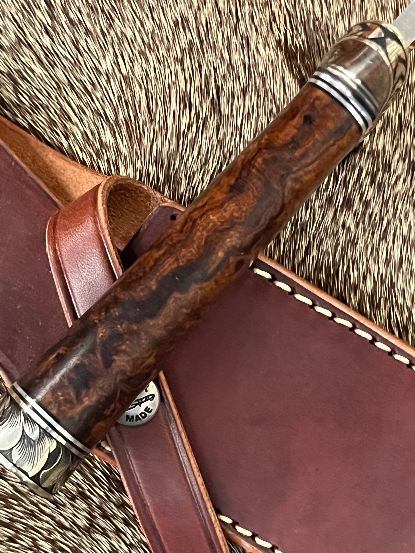 Nordic Special, Expedition  Grade Iron Wood, Nickel Silver Hardware and Engraved by Ron Skaggs