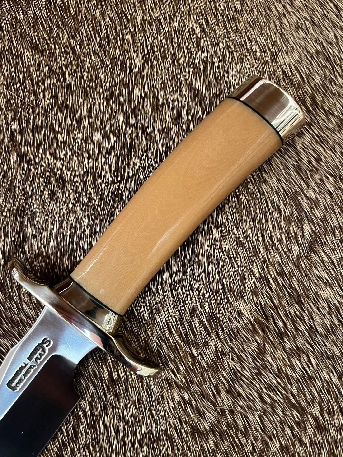 #4-6” Fighter with Captains Bone Linen Micarta