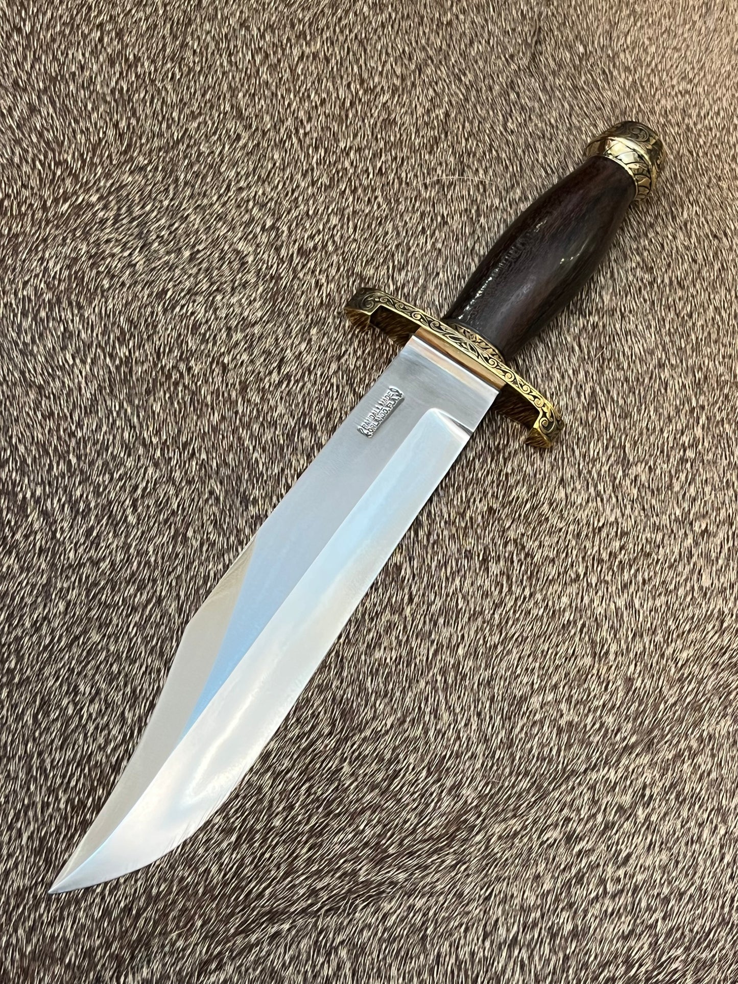 Model 12-9” Sportsman Bowie Engraved by Master Engraver JR French