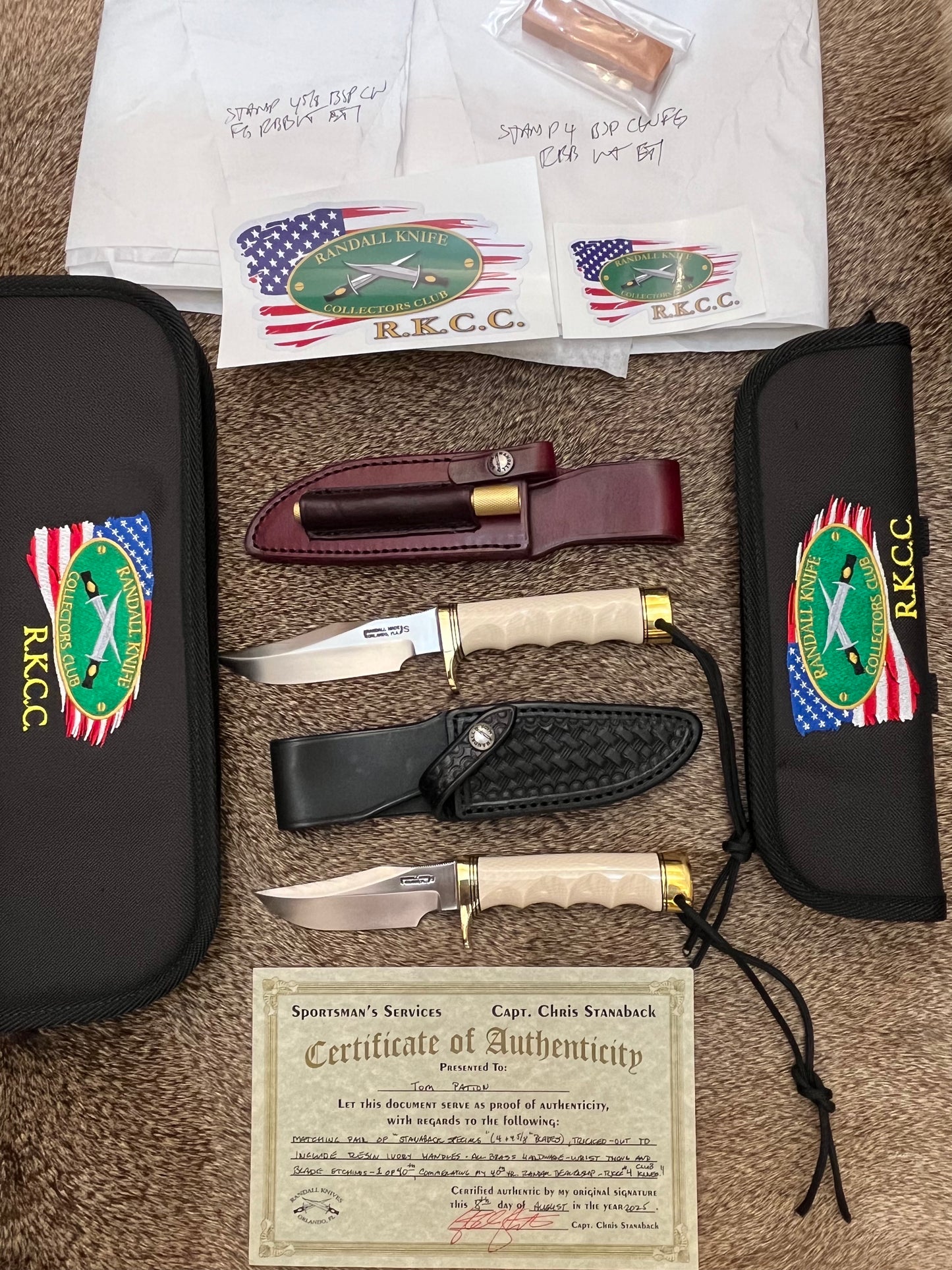 Pair of Stanaback Specials           RKCC Limited 1 of 40th