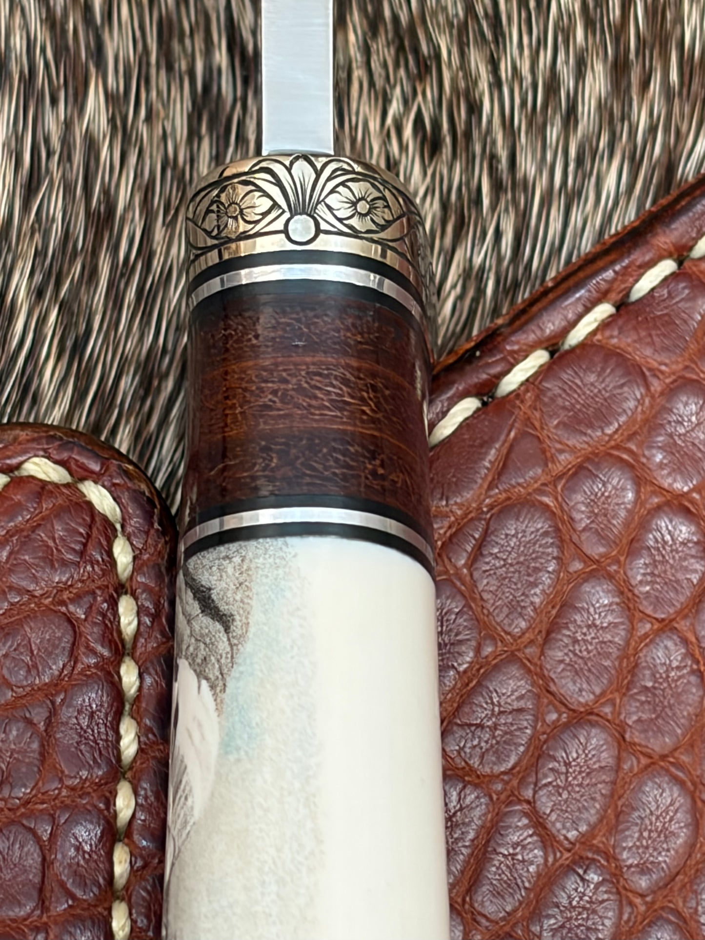 Model 26 Pathfinder, Rick Bowles Scrim, Engraved by Master Engraver Steven Fiddler