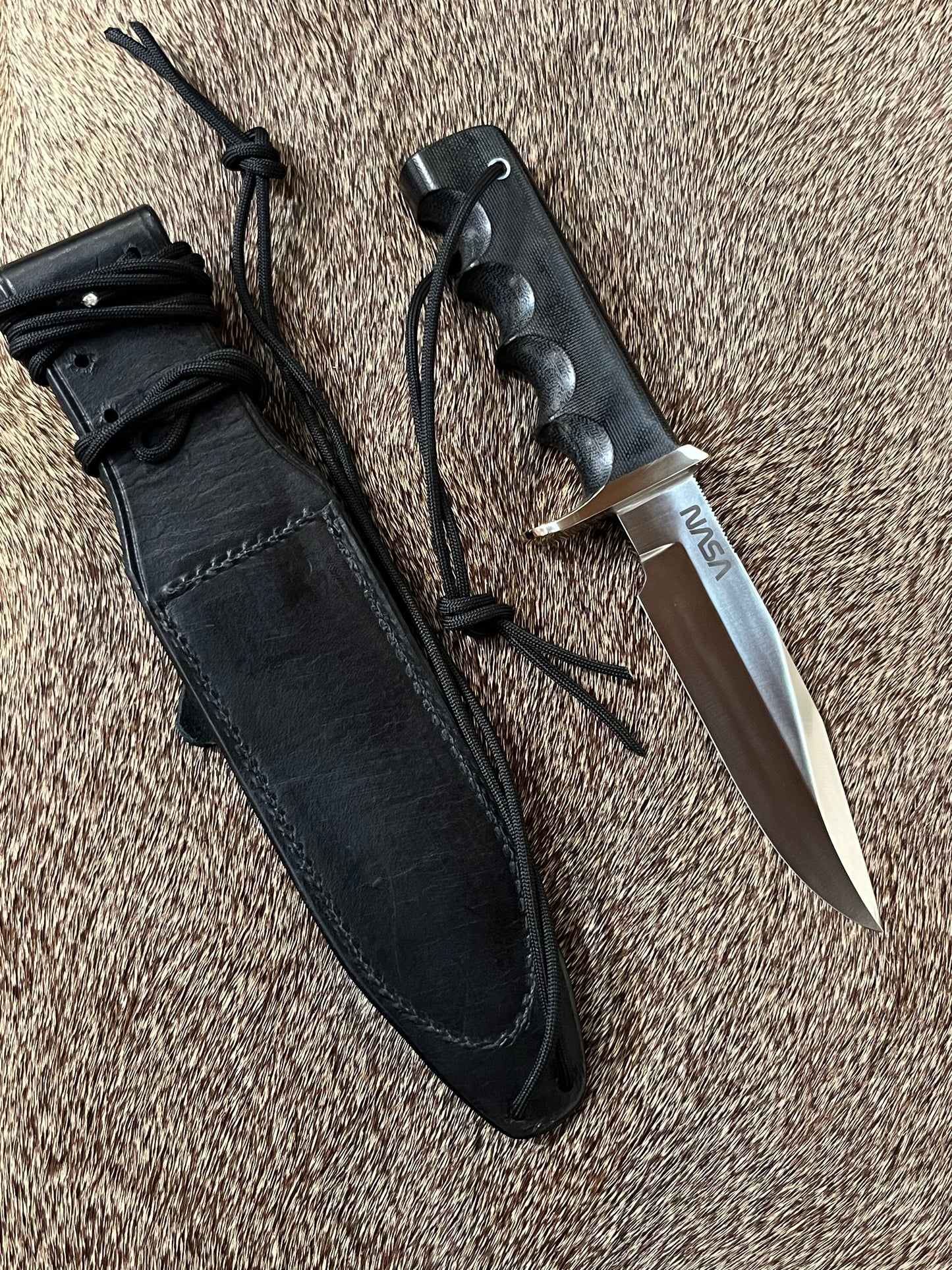 Model 15 Airman NASA Black Canvas Micarta